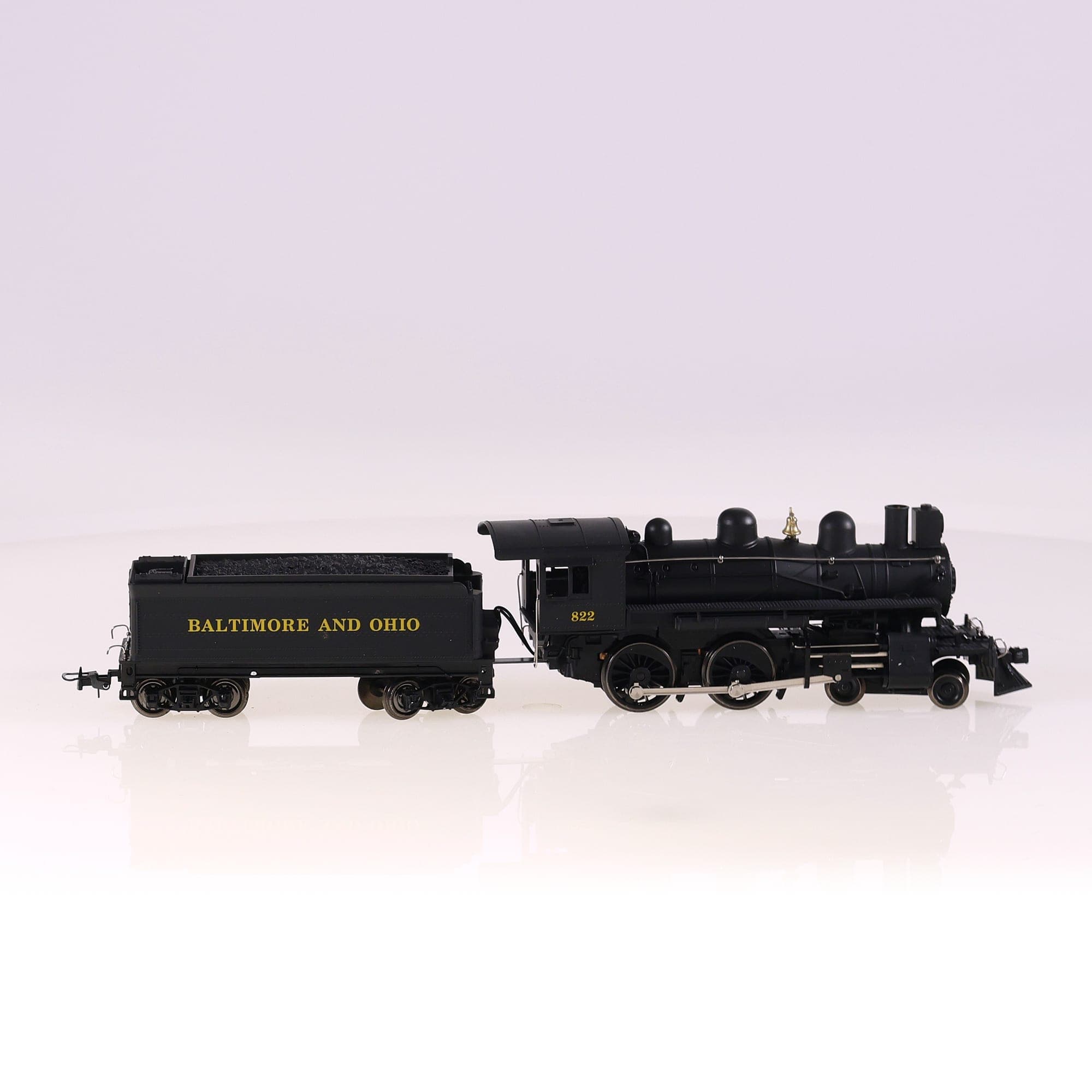 Mehano Baltimore and Ohio locomotive Pacific 4-6-2 avec tender n°822 HO avec boî — miniature 6