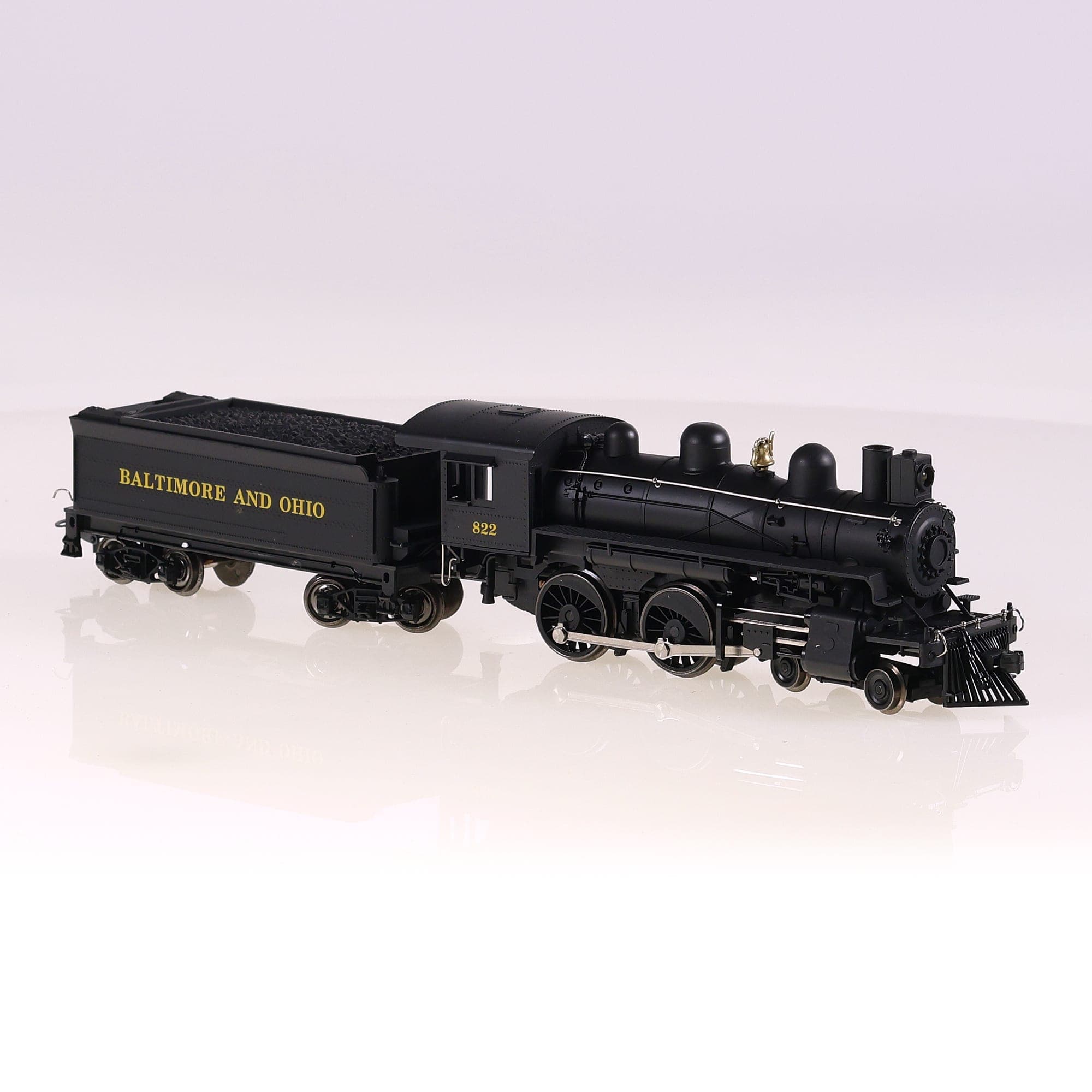 Mehano Baltimore and Ohio locomotive Pacific 4-6-2 avec tender n°822 HO avec boî — miniature 7