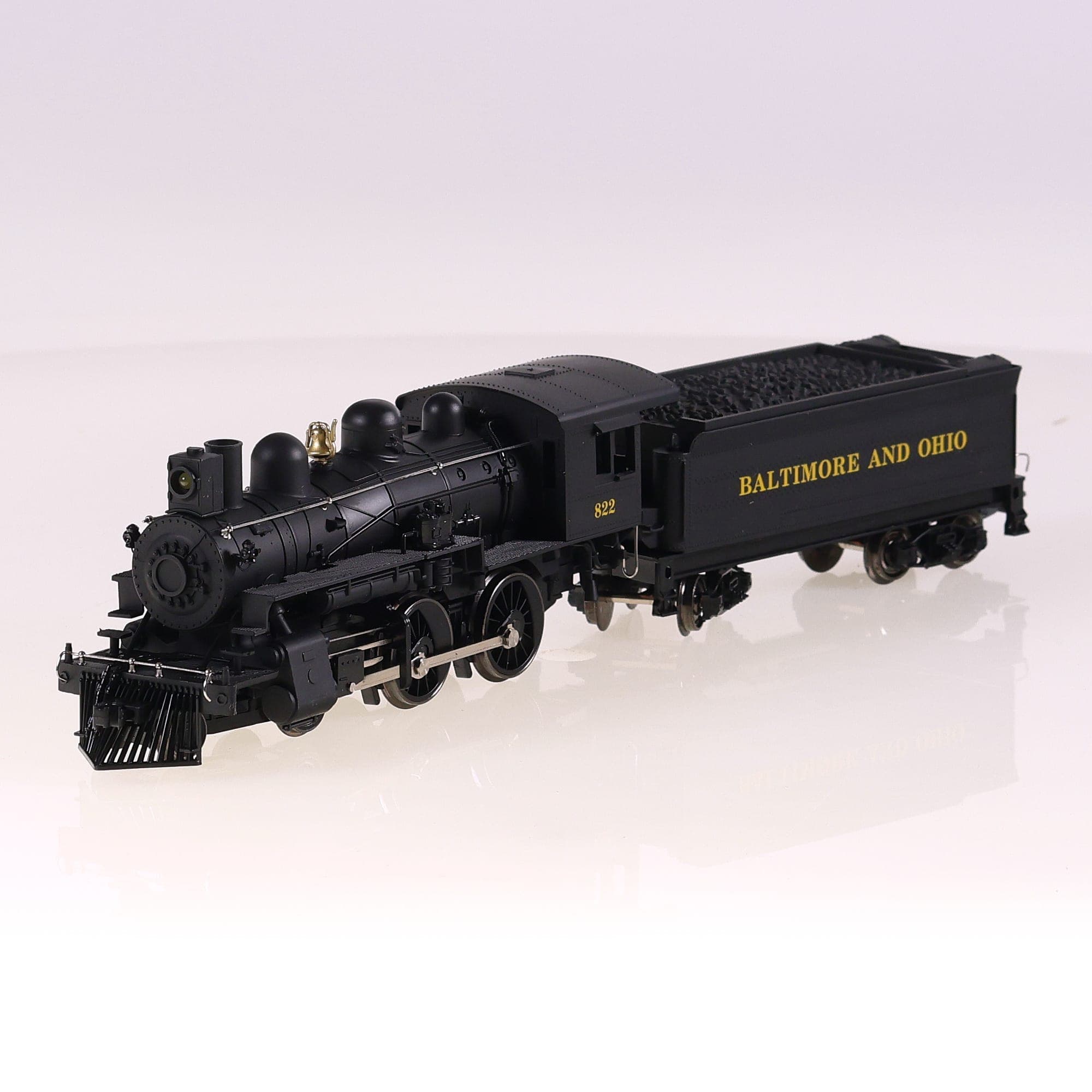 Mehano Baltimore and Ohio locomotive Pacific 4-6-2 avec tender n°822 HO avec boî — miniature 9