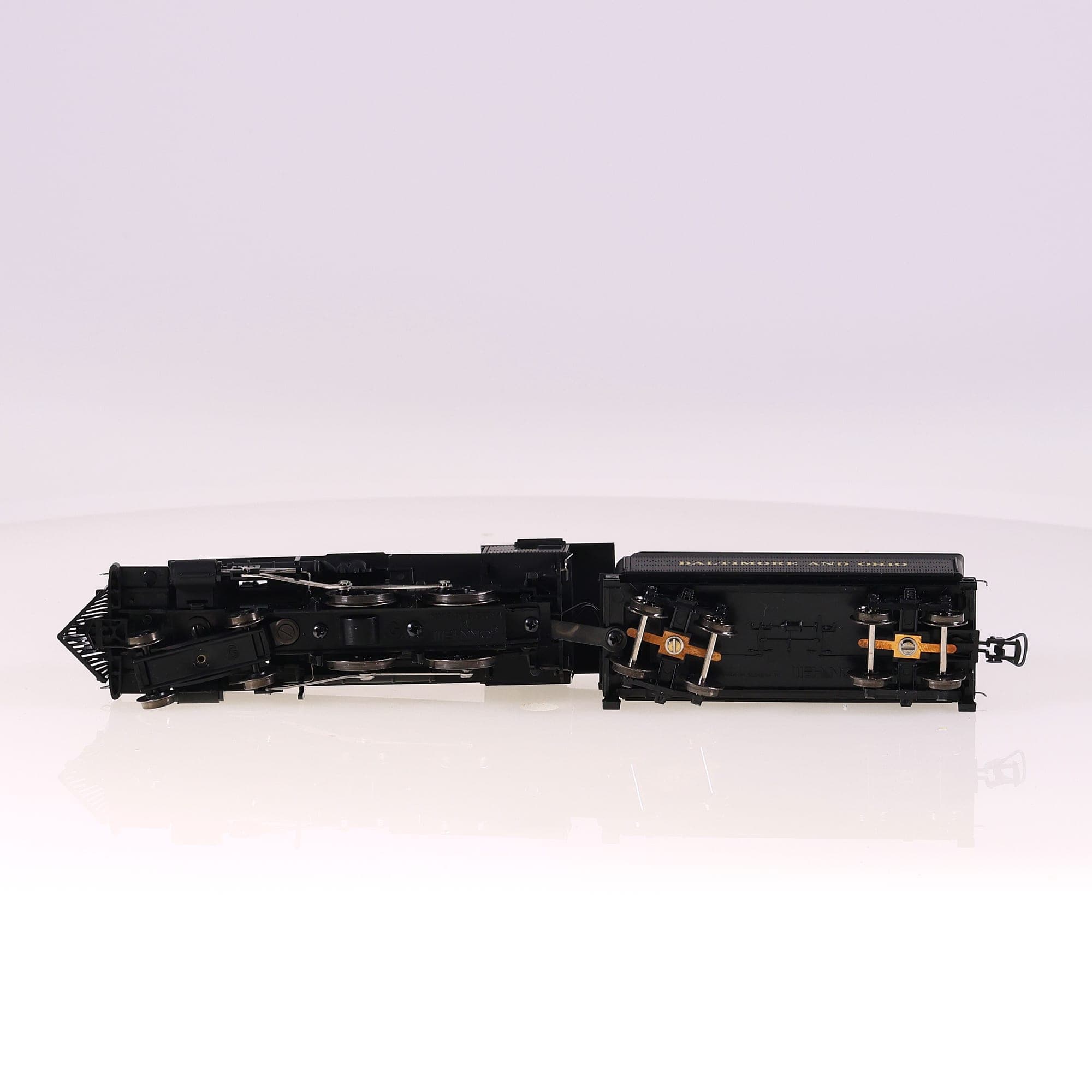 Mehano Baltimore and Ohio locomotive Pacific 4-6-2 avec tender n°822 HO avec boî — miniature 10