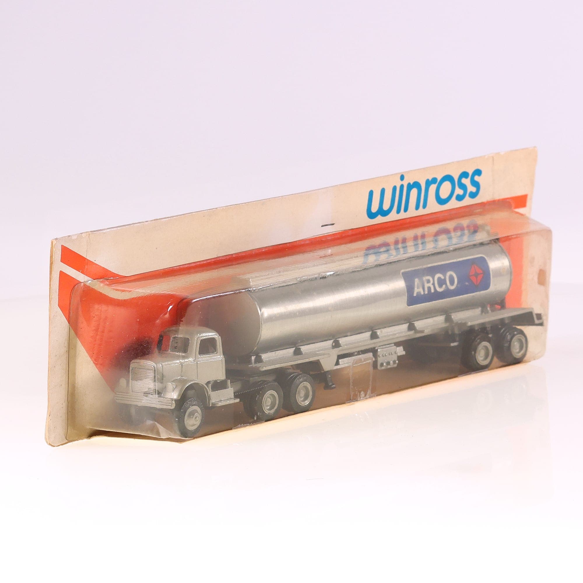 Winross White ARCO Tanker Truck 24 cm Argent avec boîte — miniature 8
