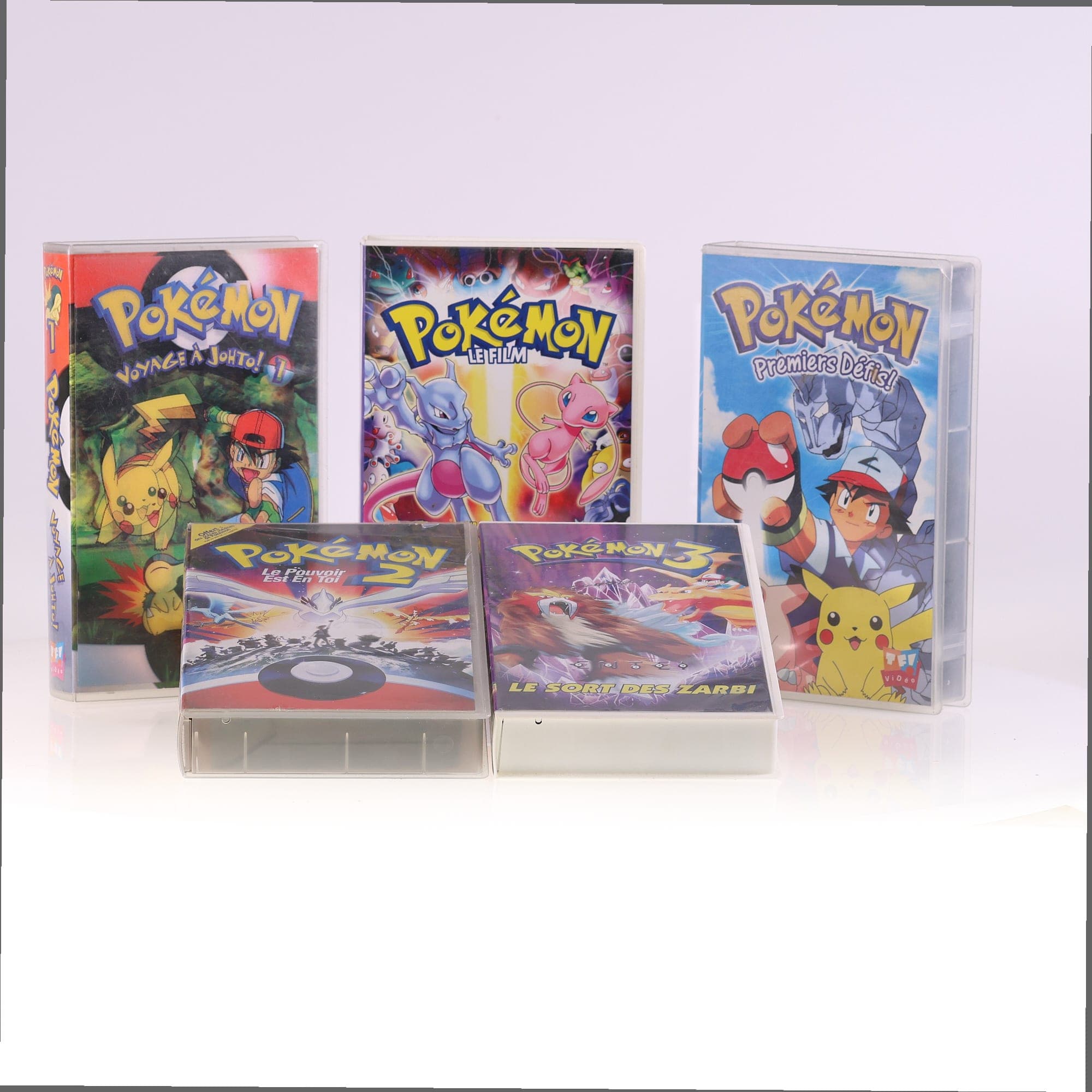 Warner Home Video Pokémon Lot de 5 cassettes VHS avec boîte