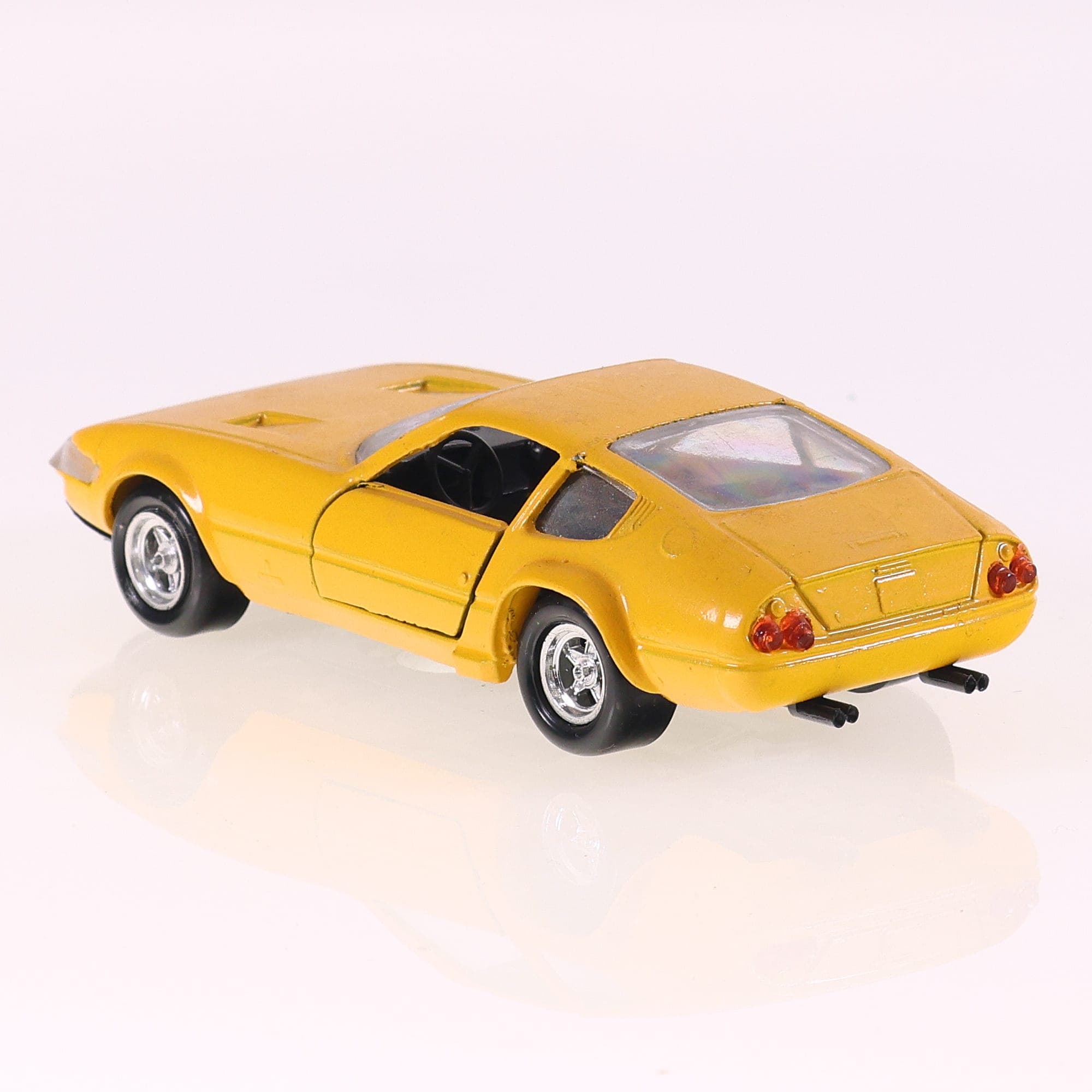 Solido n° 16 Ferrari Daytona 365 GTB4 1/43 Jaune avec boîte — miniature 3