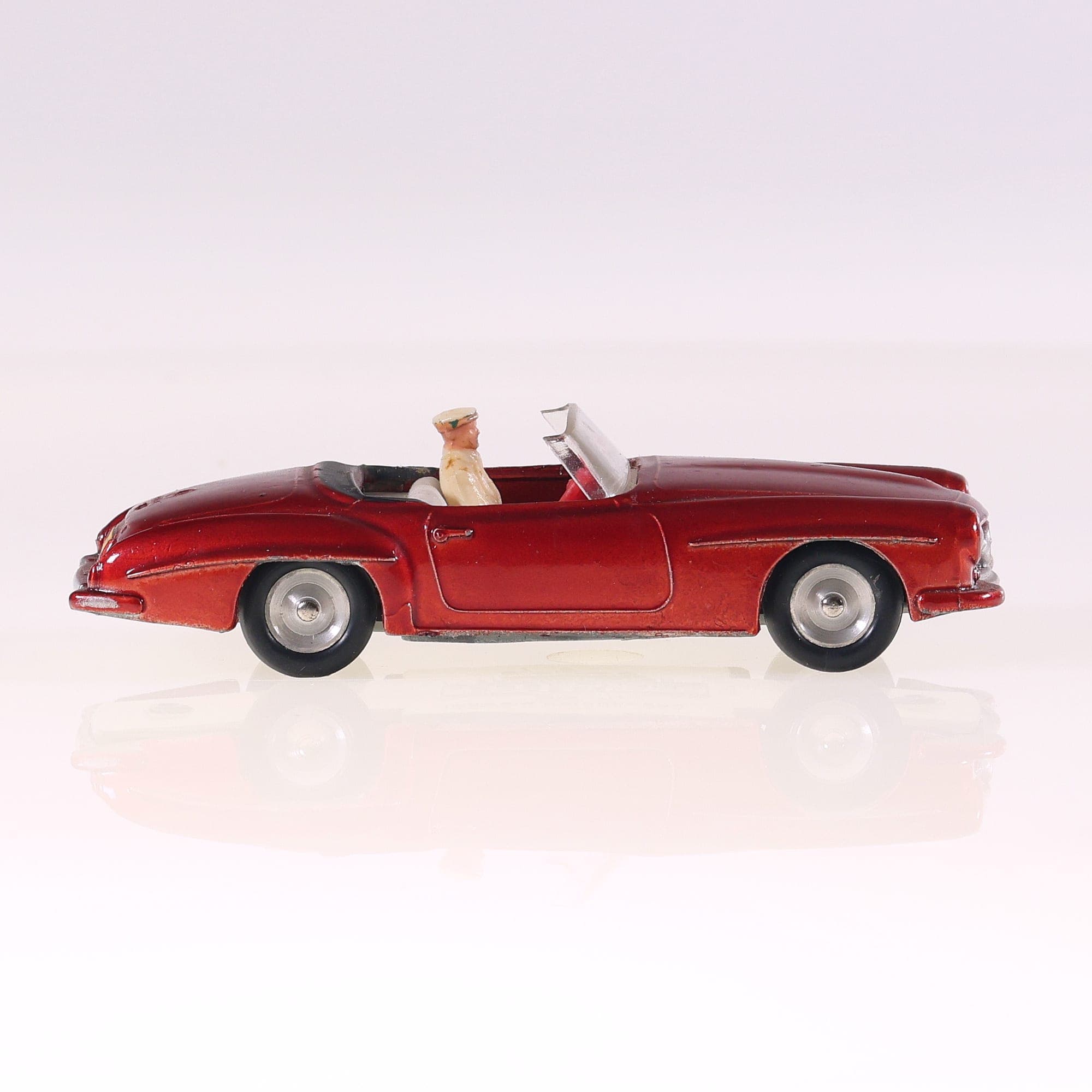 Solido Mercedes-Benz 190 sl cabriolet 1/43 Bordeaux avec boîte — miniature 9
