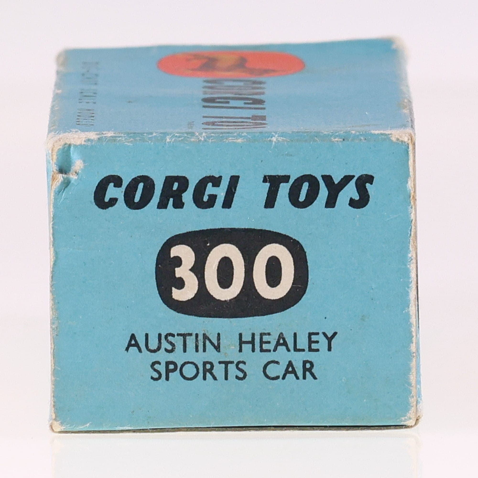 Corgi 300 Austin Healey sports car 1/43 Crème avec boîte — miniature 4