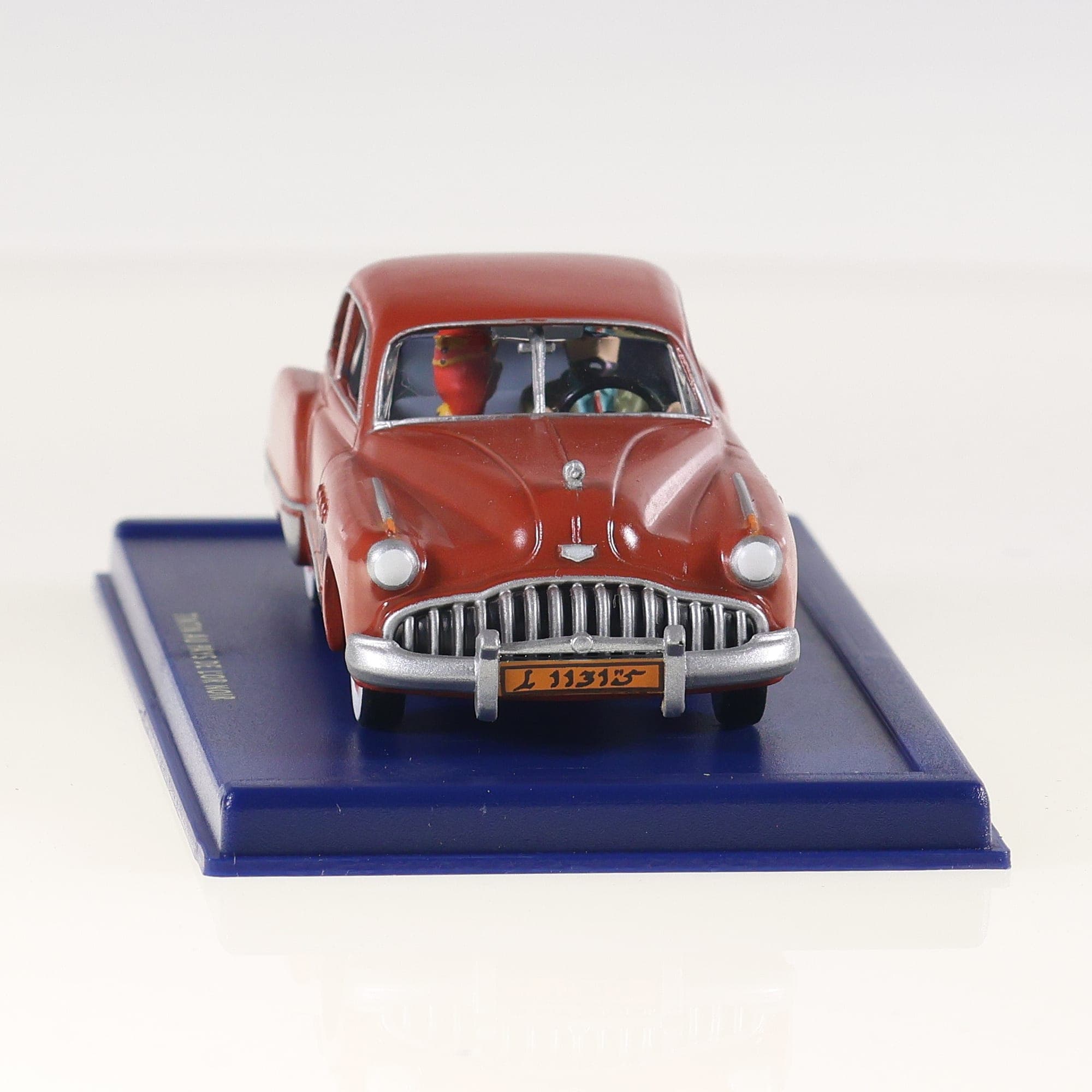 Atlas Buick Buick années 40 - Tintin au Pays de l'Or noir 1/43 Rouge avec boîte — miniature 15