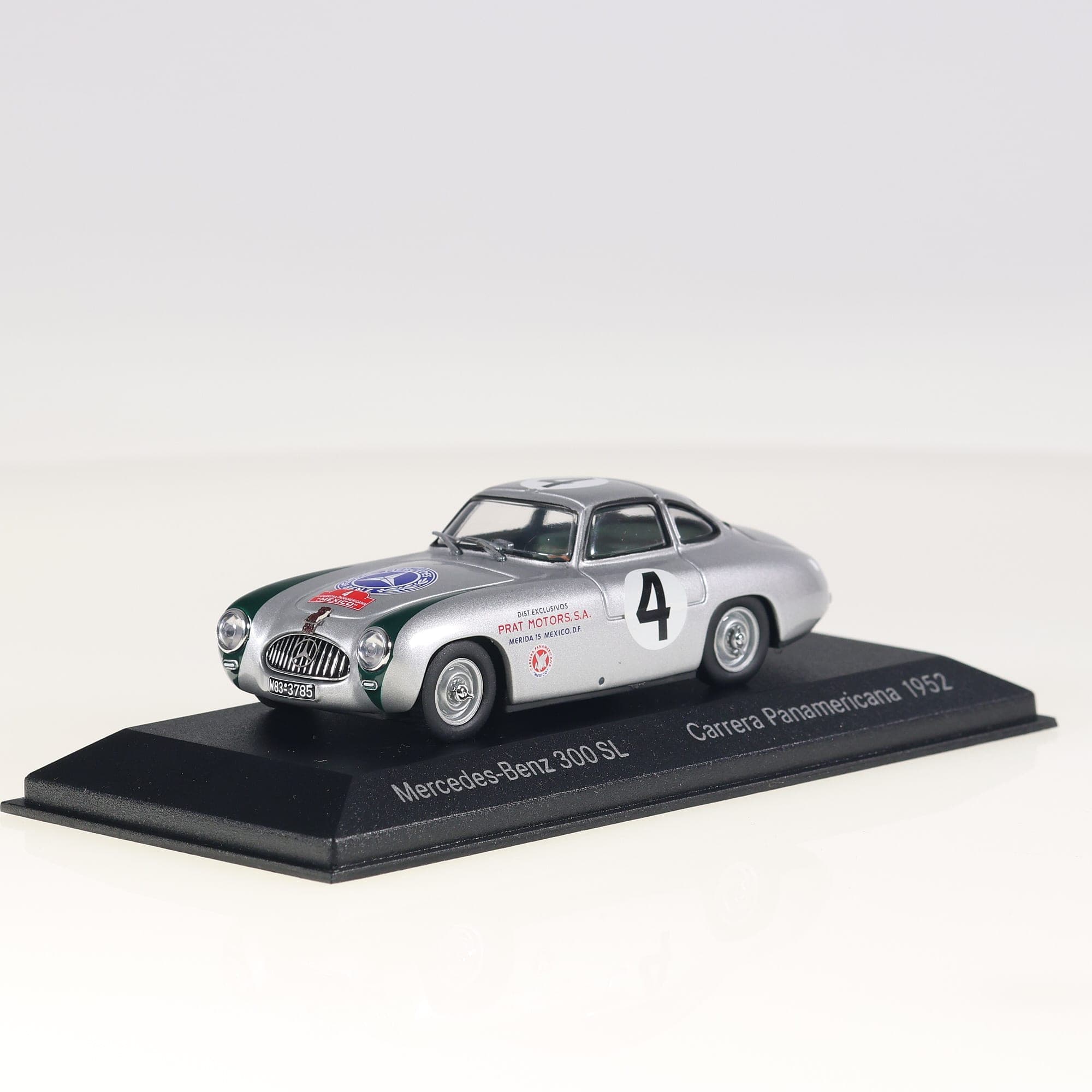Minichamps Edition 43 Mercedes-Benz 300 SL Carrera Panamericana 1952 1/43 Argent — miniature 14