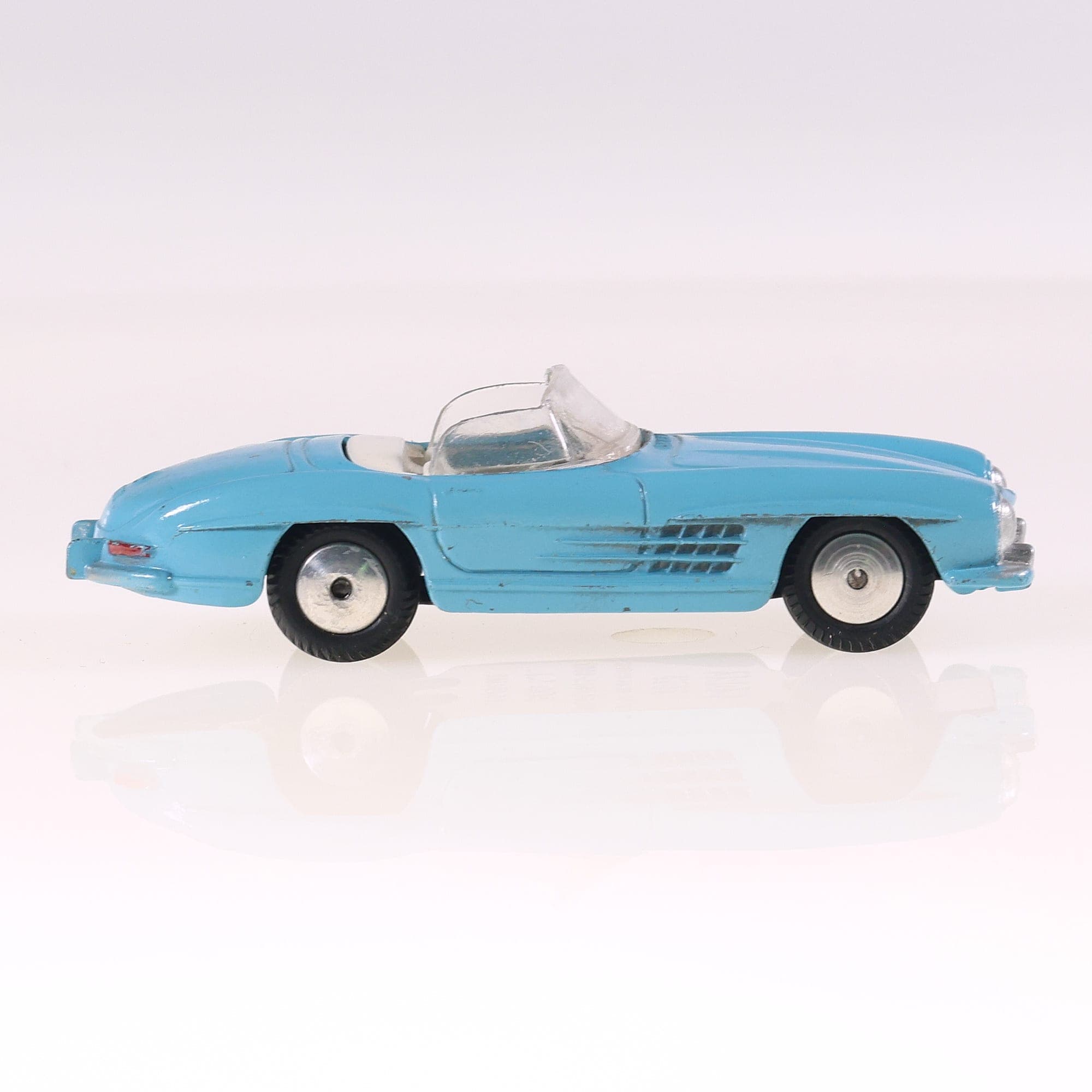 Corgi n° 303 Mercedes-Benz 300SL Open Roadster 1/43 Bleu ciel avec boîte — miniature 10