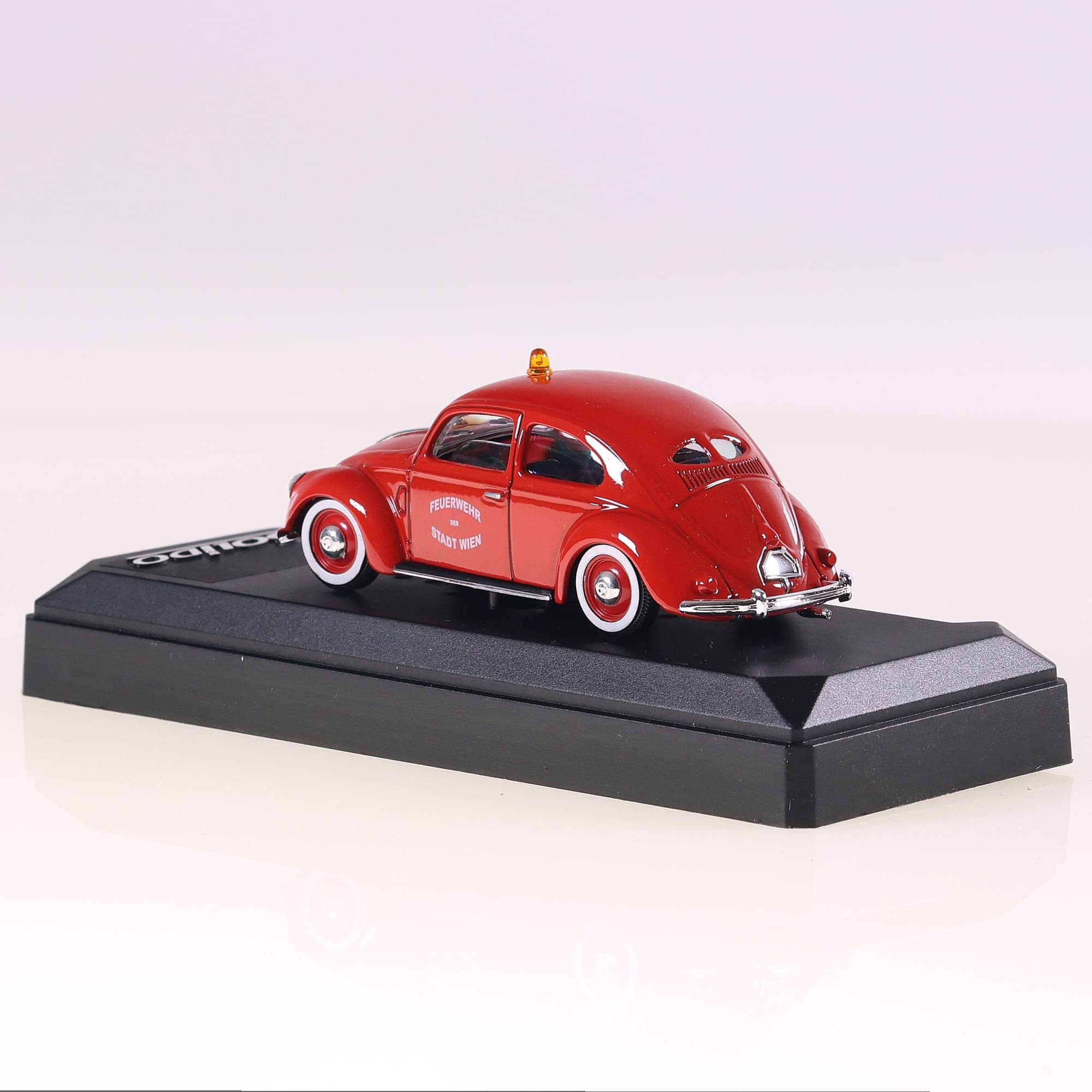Solido 4817 Volkswagen Coccinelle 1950 - Pompiers 1/43 Rouge avec boîte — miniature 8