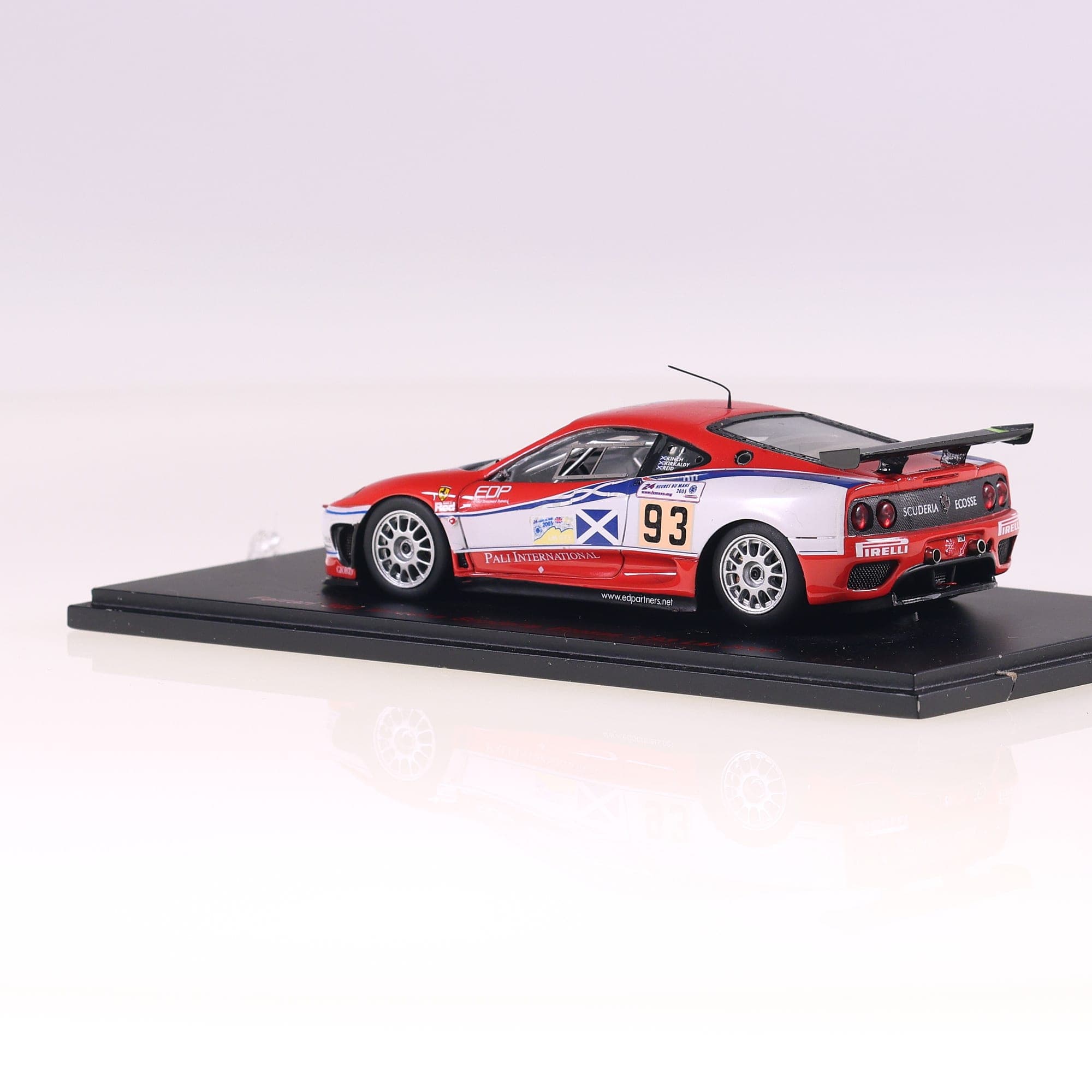 Red line models RL049 Ferrari F360 Modena Scuderia Ecosse n°93 LM #93 2005 1/43  — miniature 3