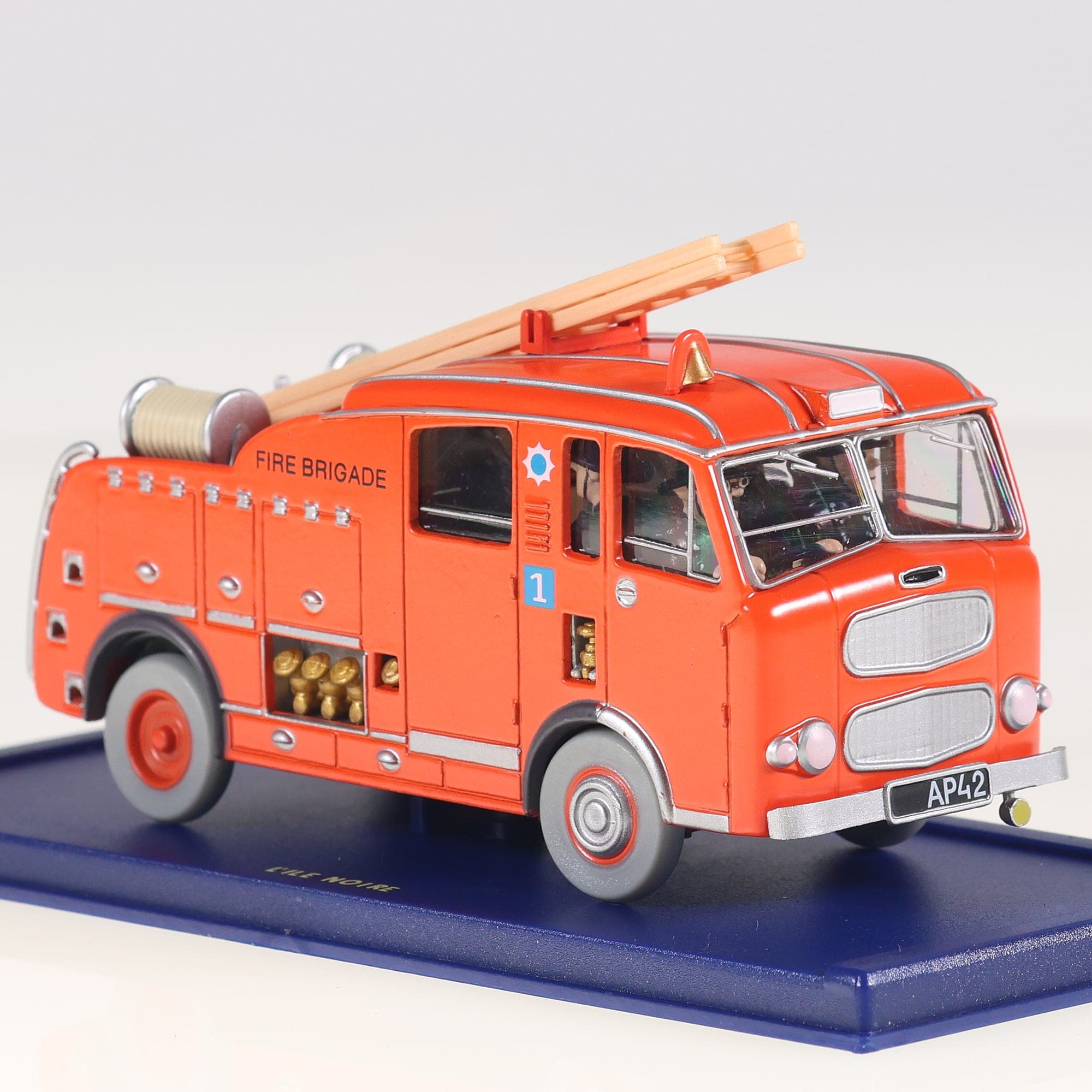 Atlas Tintin Dennis F101 Le camion des pompiers 1/43 Rouge avec boîte — miniature 12
