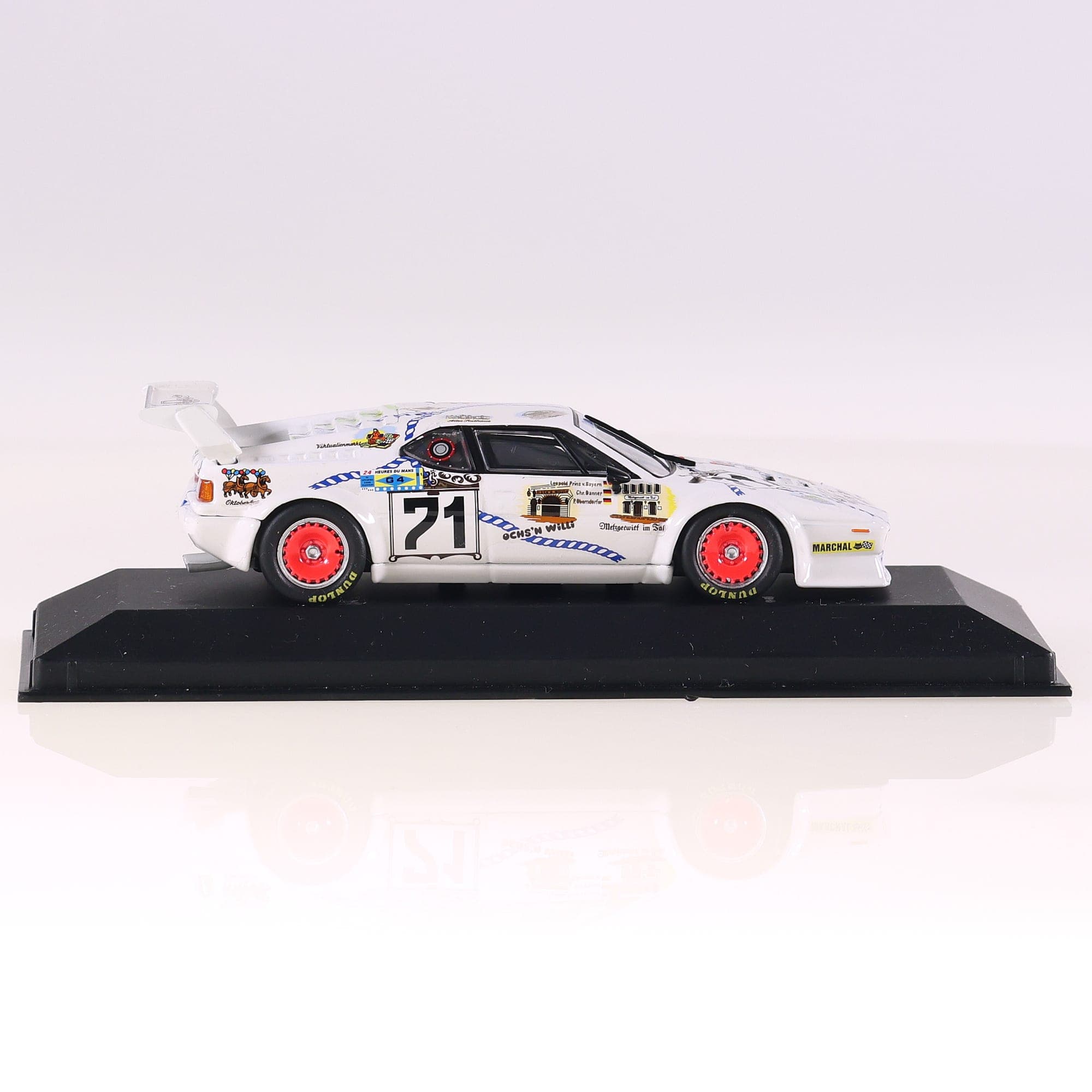 Minichamps 430812571 BMW M1 #21 Danner BAyern Oberndorfer 1/43 avec boîte — miniature 11