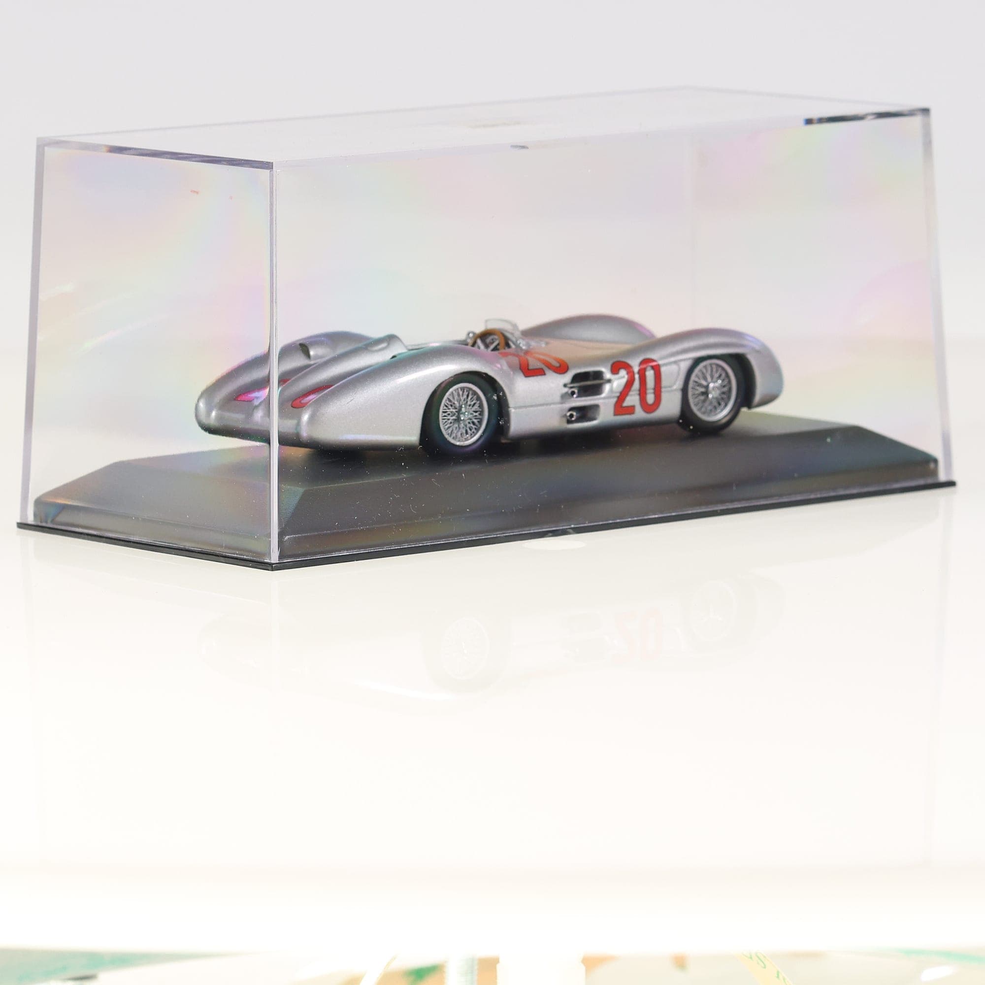 Minichamps 432 543020 Mercedes-Benz W 196 GP France 1954 K.Kling #20 1/43 Argent — miniature 3