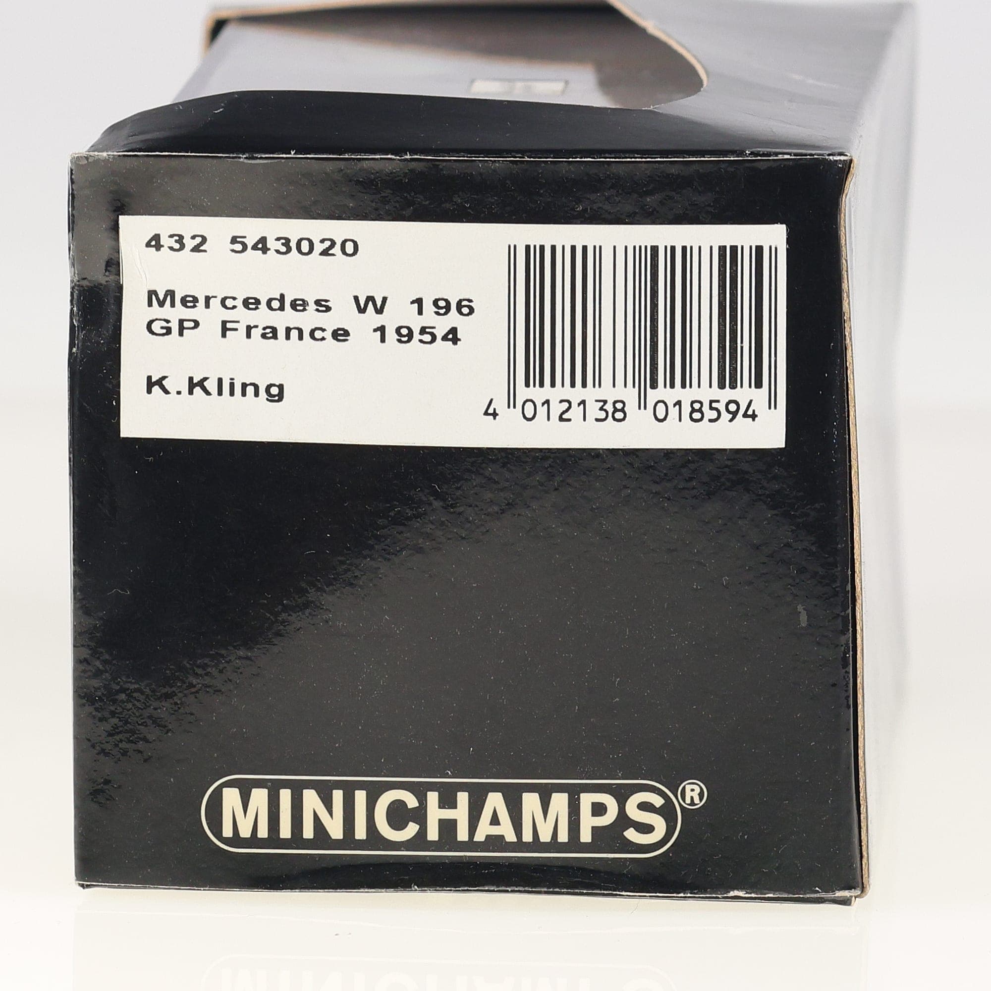 Minichamps 432 543020 Mercedes-Benz W 196 GP France 1954 K.Kling #20 1/43 Argent — miniature 5