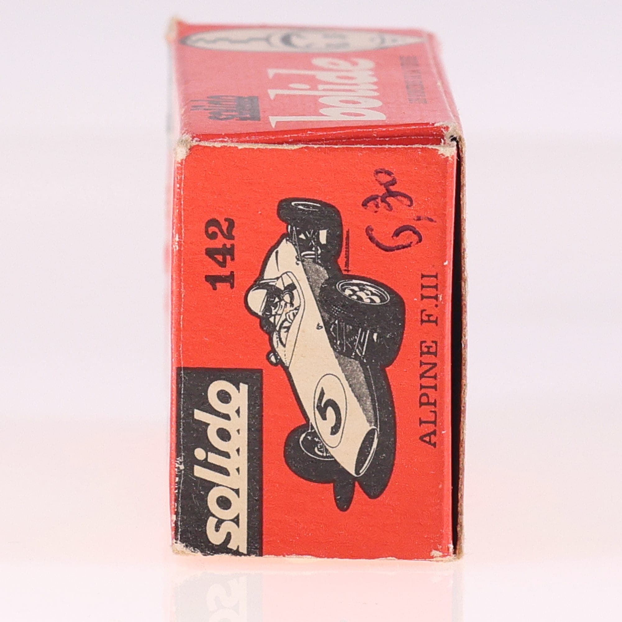 Solido 142 Alpine F III #10 1/43 Bleu avec boîte — miniature 4