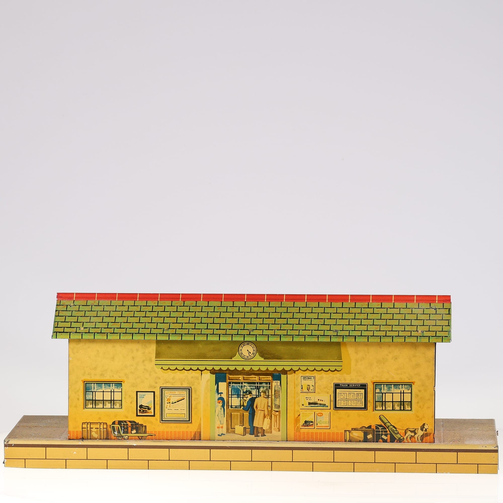 Hornby GB gare en tôle Station Bookstall Porters Room 42 + 40 cm en O — miniature 3