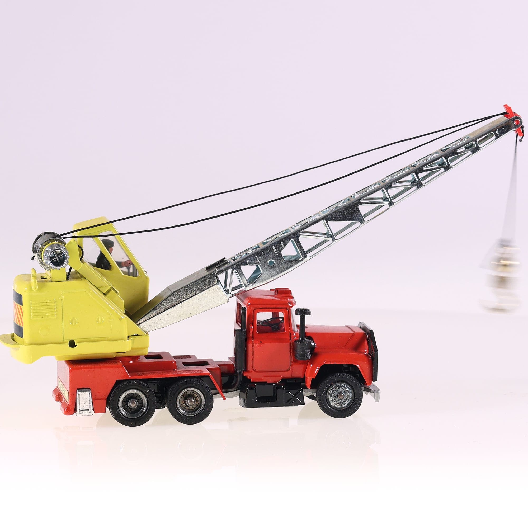 Corgi 1154 Mack Priestman Crane Truck HI GRAB 1/43 Bicolore avec boîte — miniature 6