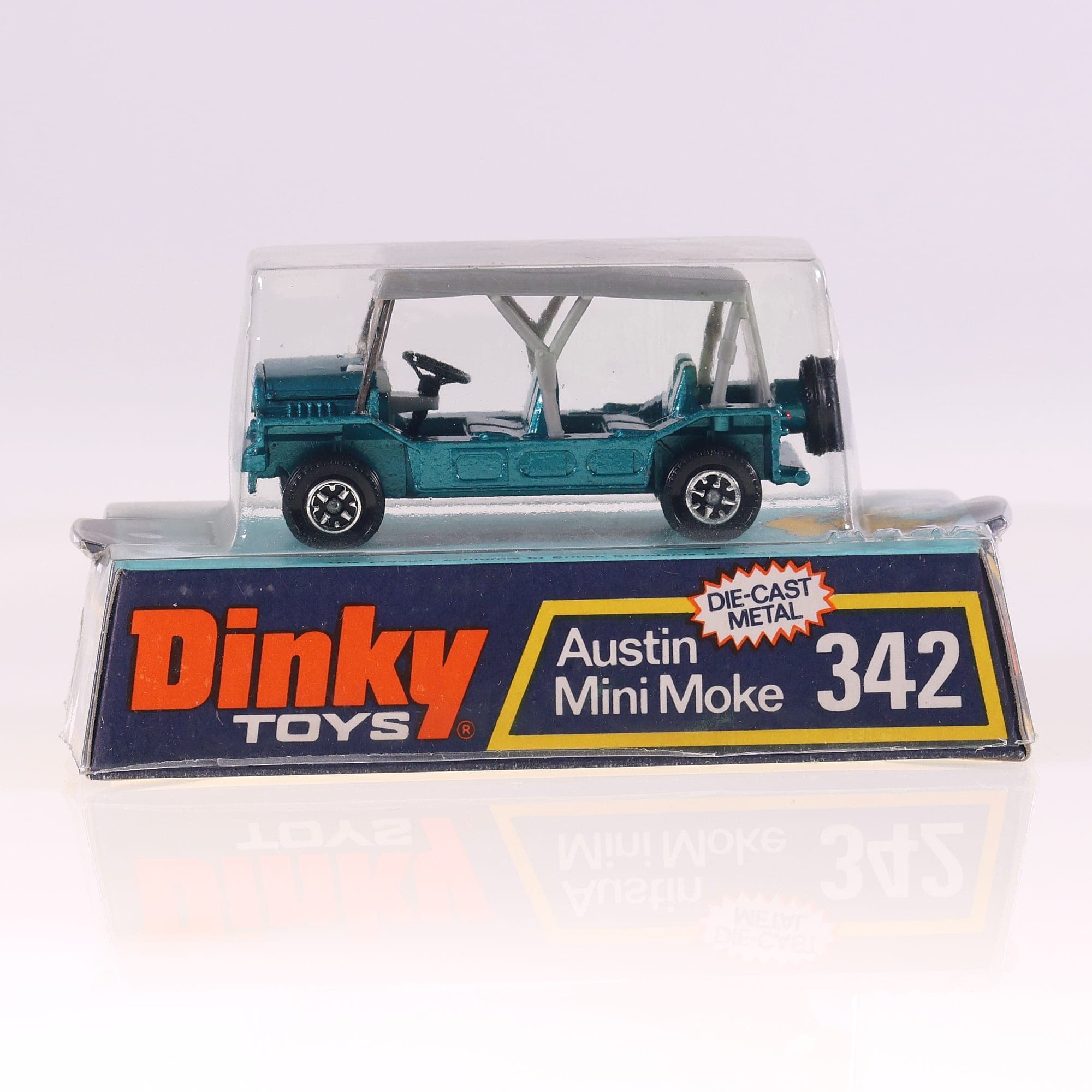 Dinky Toys 342 Austin Mini Moke 1/43 turquoise neuf avec boîte