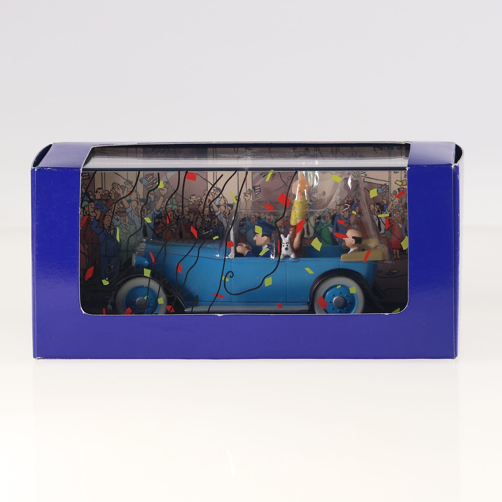 Atlas Tintin en amérique Lincoln Lincoln Torpedo  1/43 Bleu / Noir avec boîte — miniature 4