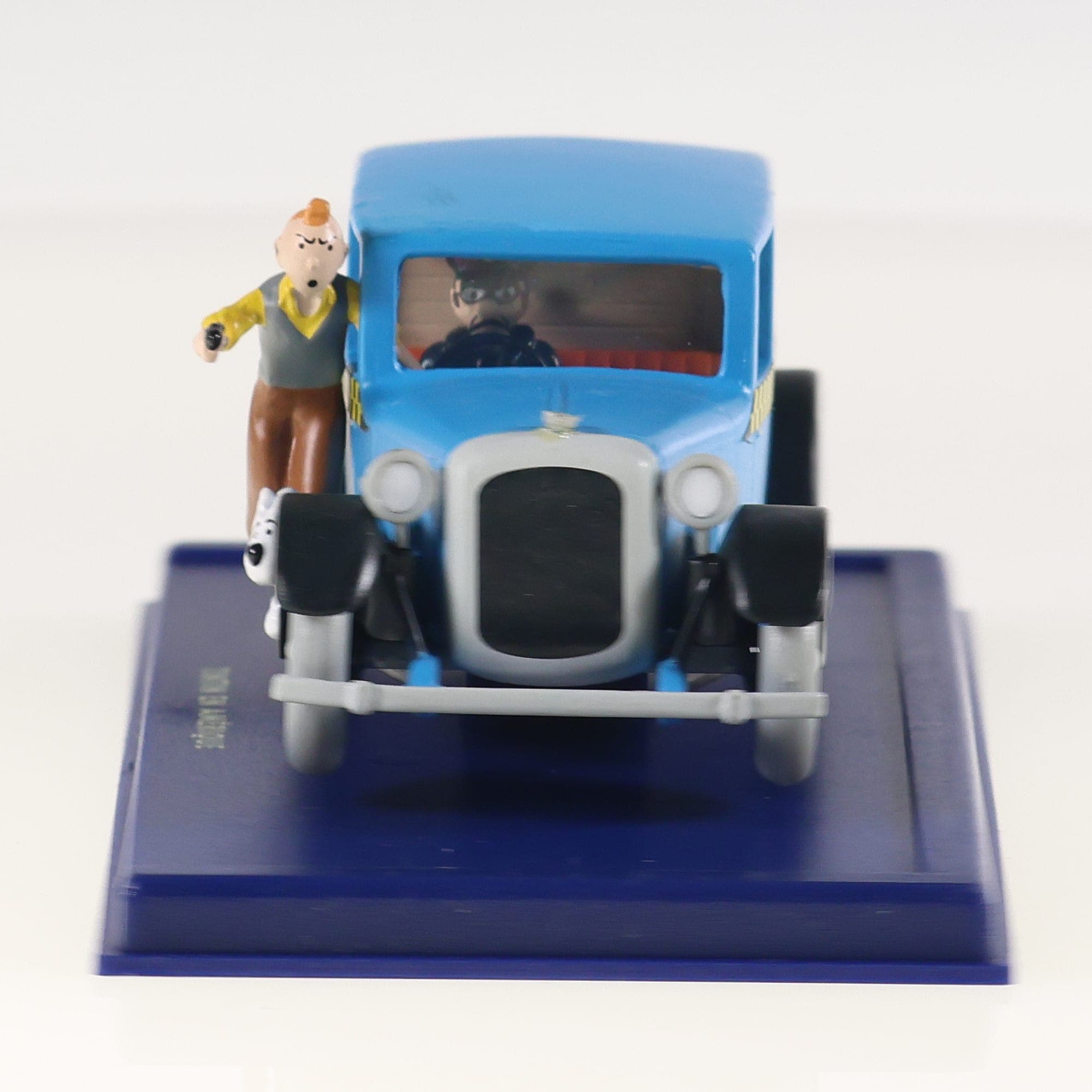 Atlas - Tintin Checker Taxi de Tintin en Amérique 1/43 Bleu avec boîte — miniature 15