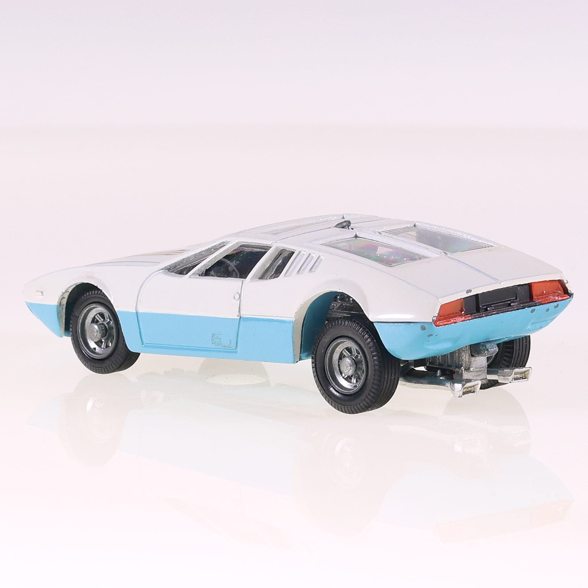 Corgi Toys 271 De Tomaso Ghia 5000 Mangusta with Chassis 1/43 avec boîte — miniature 4