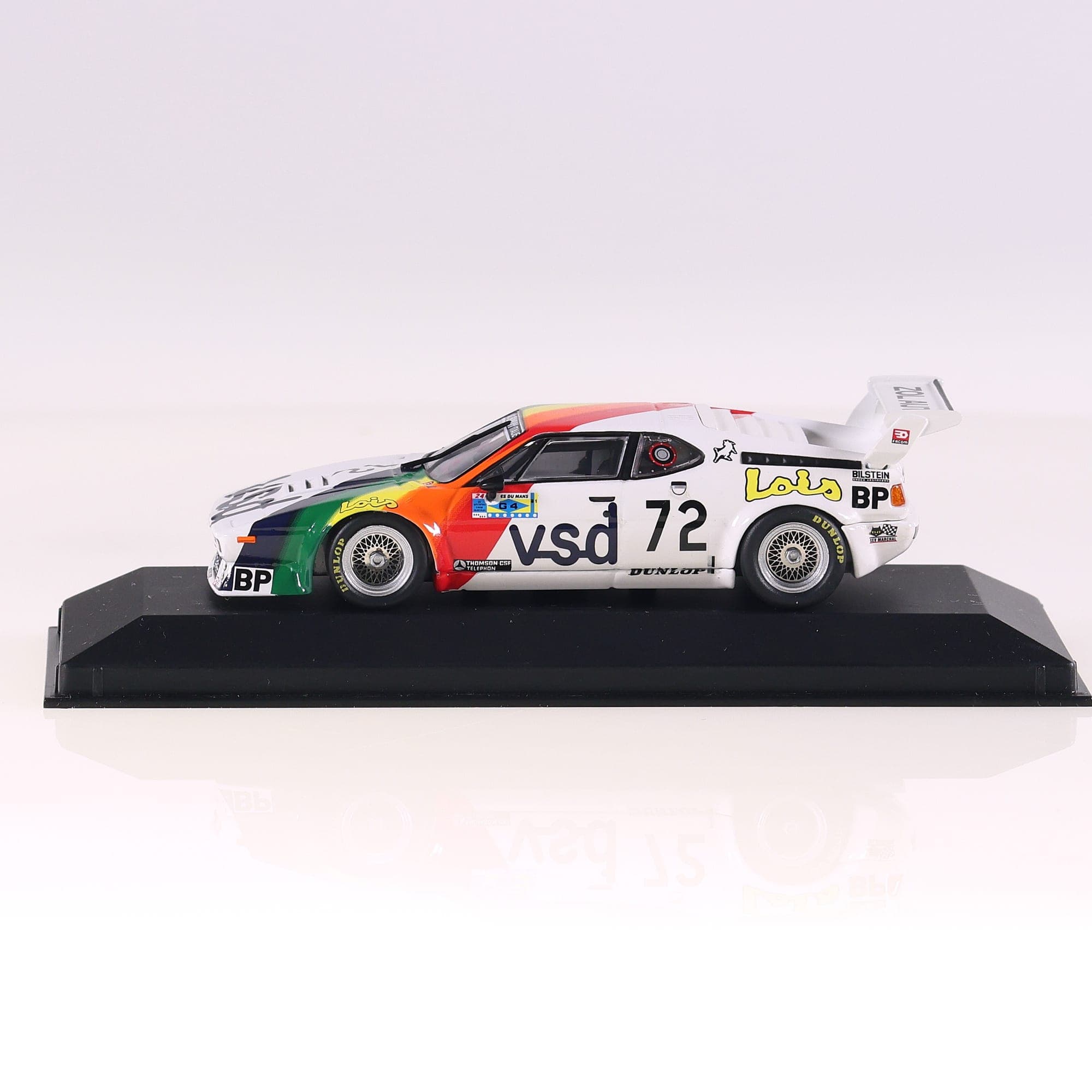 Minichamps 430 812572 BMW M1 Le Mans 1981 vsd #72 1/43 Bicolore avec boîte — miniature 2