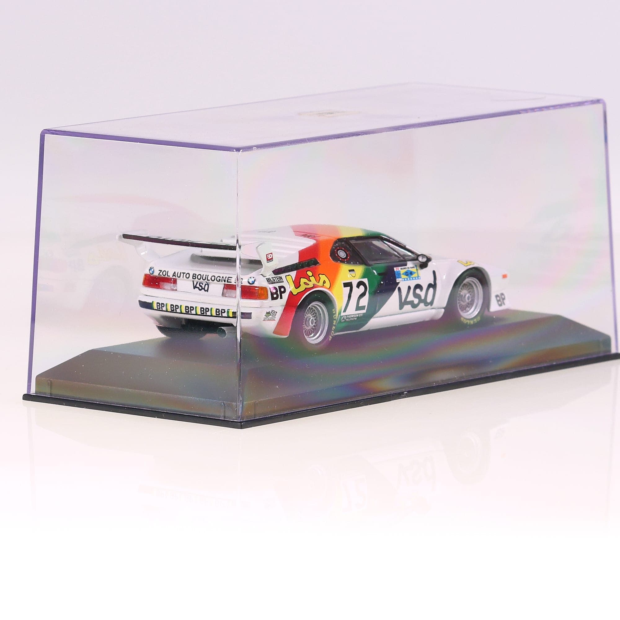Minichamps 430 812572 BMW M1 Le Mans 1981 vsd #72 1/43 Bicolore avec boîte — miniature 3