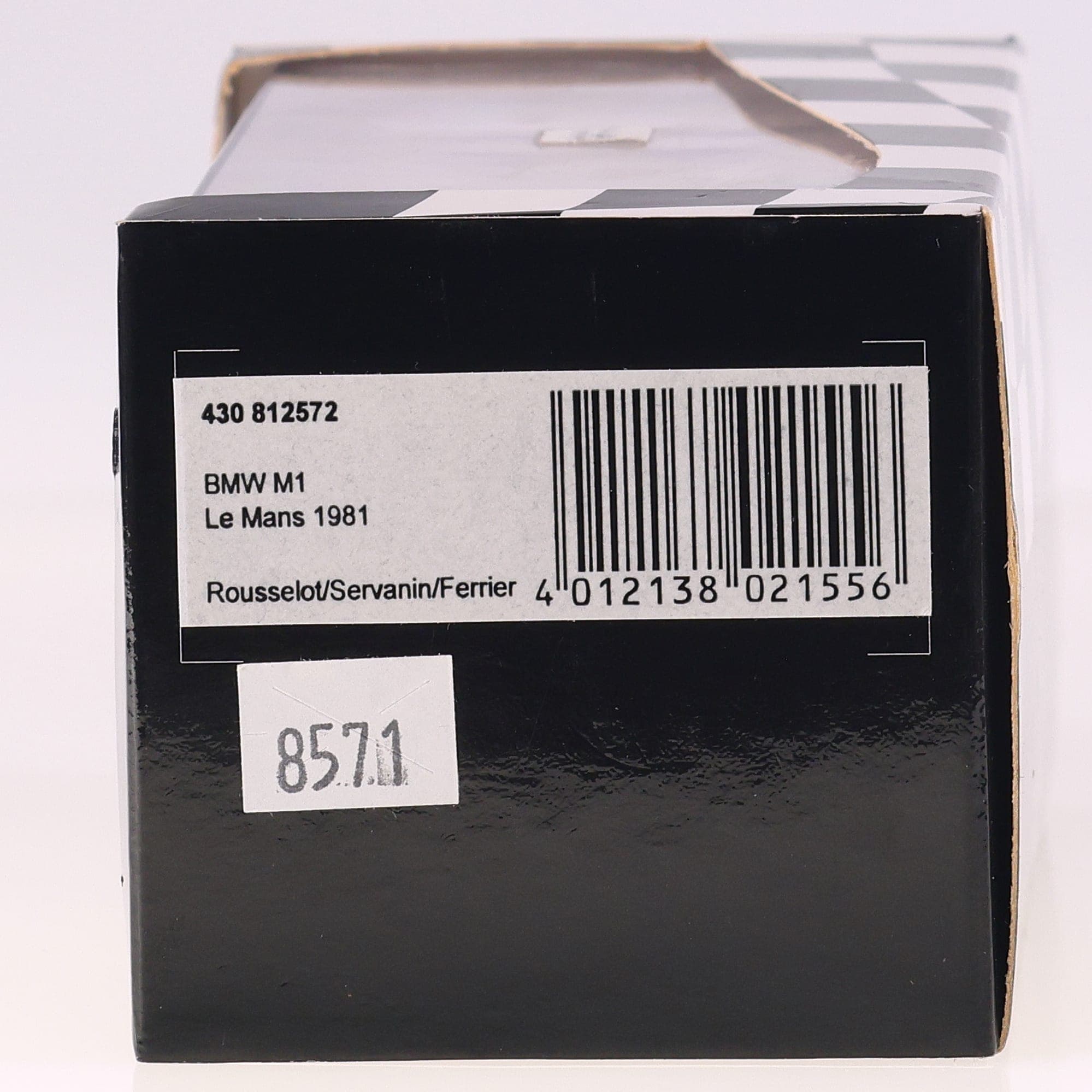 Minichamps 430 812572 BMW M1 Le Mans 1981 vsd #72 1/43 Bicolore avec boîte — miniature 5