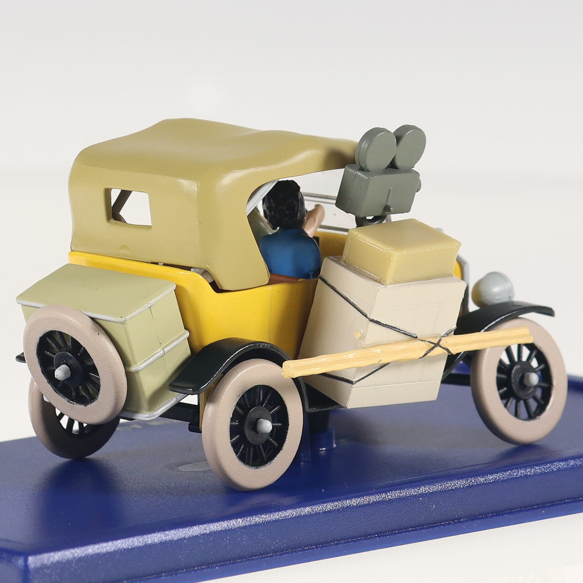 Atlas Tintin Ford T Tintin au Congo 1/43 Jaune / Beige avec boîte — miniature 10