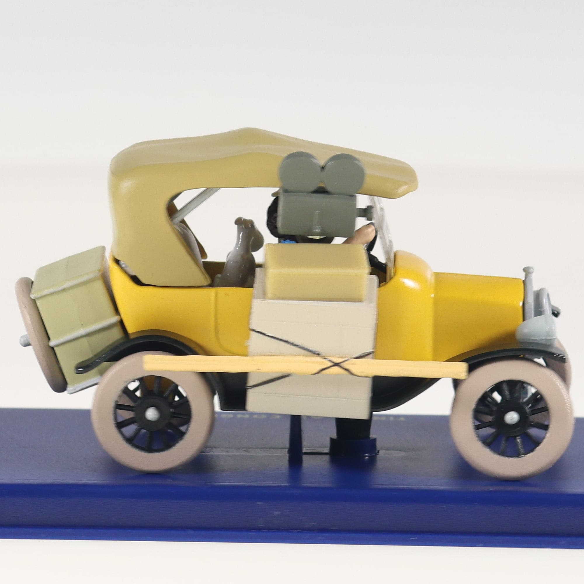 Atlas Tintin Ford T Tintin au Congo 1/43 Jaune / Beige avec boîte — miniature 11