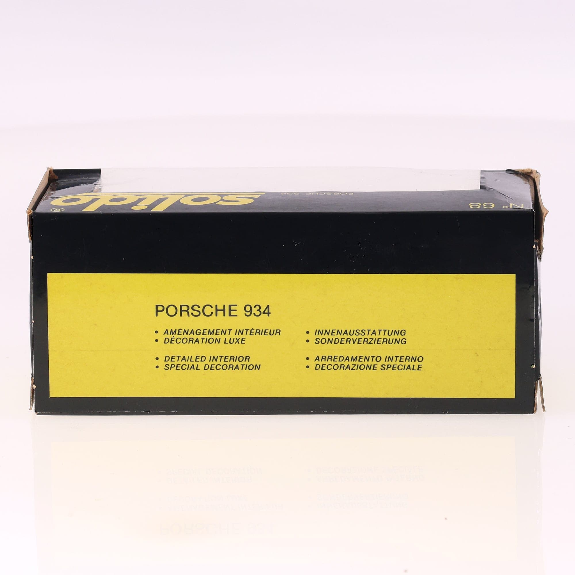 Solido 68 Porsche 934 1/43 Blanc avec boîte — miniature 14