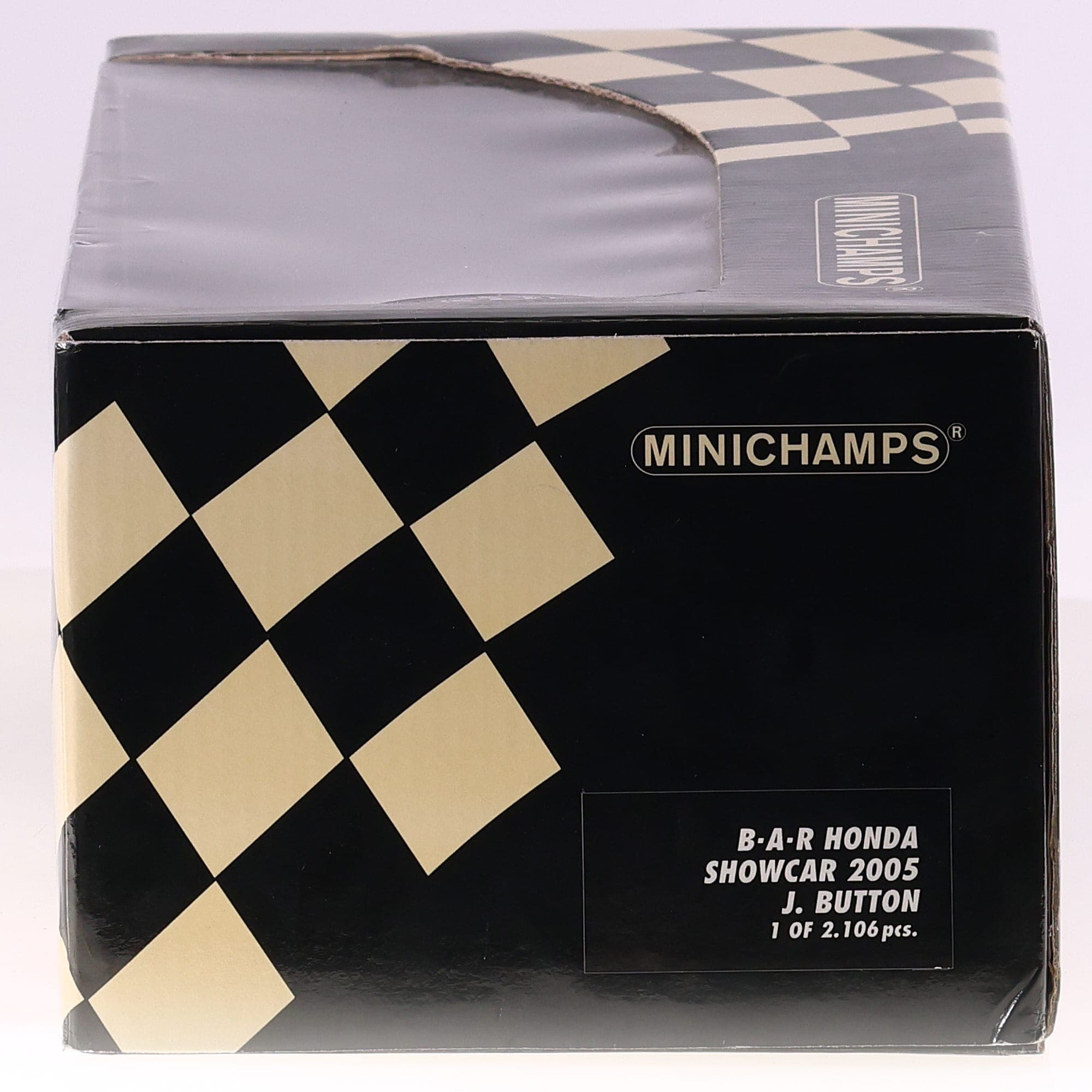 Minichamps BAR Honda Showcar 2005 J. Button 1 of 2.106 pcs 1/18 Blanc avec boîte — miniature 6