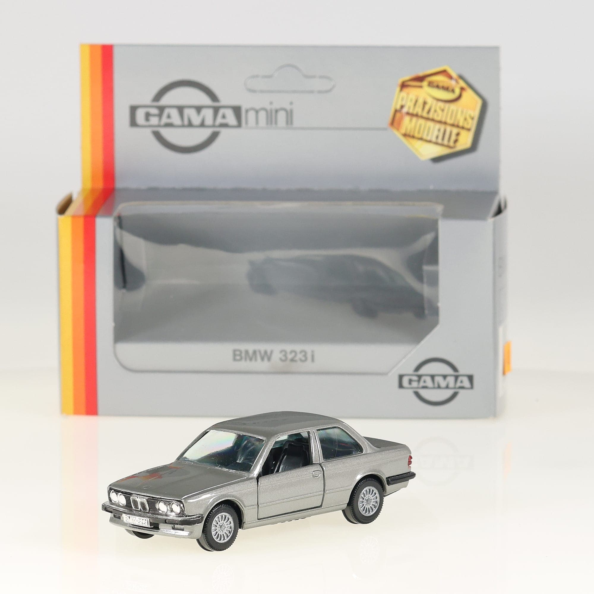 GAMA 1166 BMW BMW 323i E30 1/43 Gris métallisé neuf avec boîte — photo 1