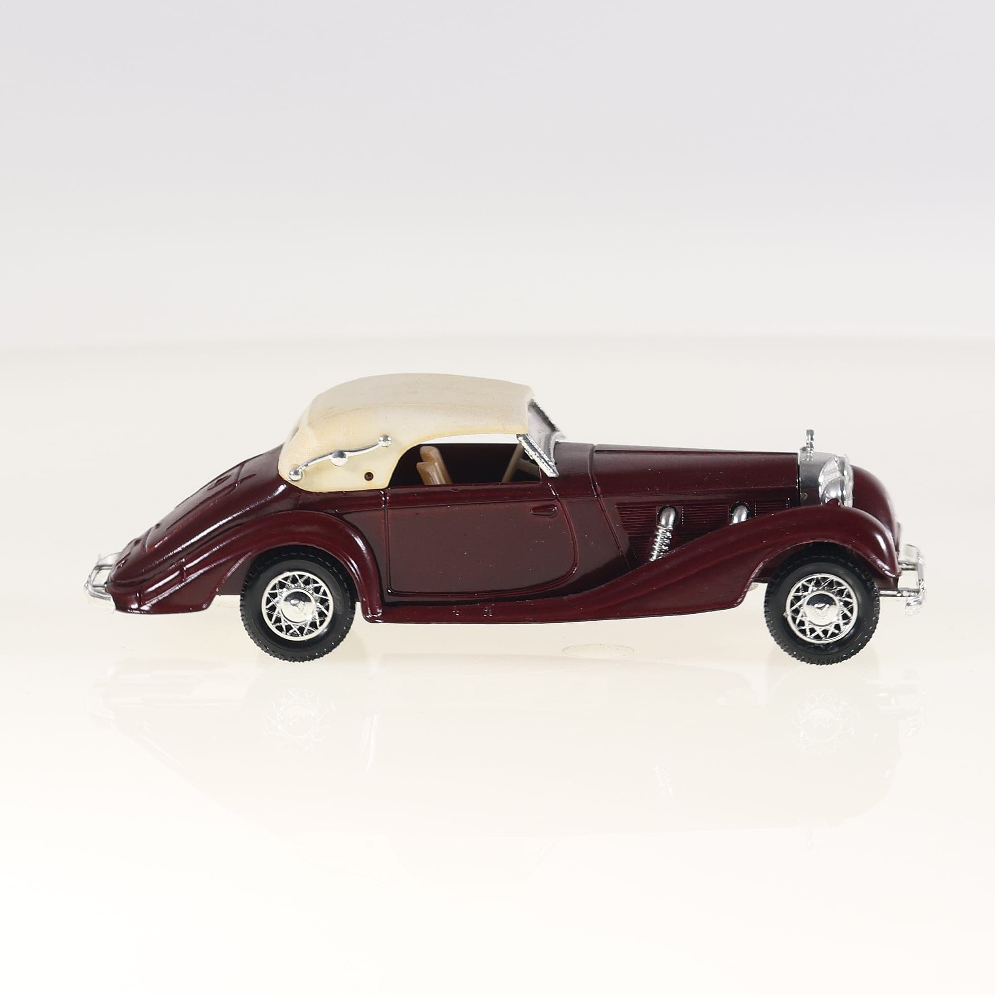 Solido Age d'or 4050 Mercedes-Benz 540 K Spezial Roadster 1939 1/43 Bordeaux Gra — miniature 10