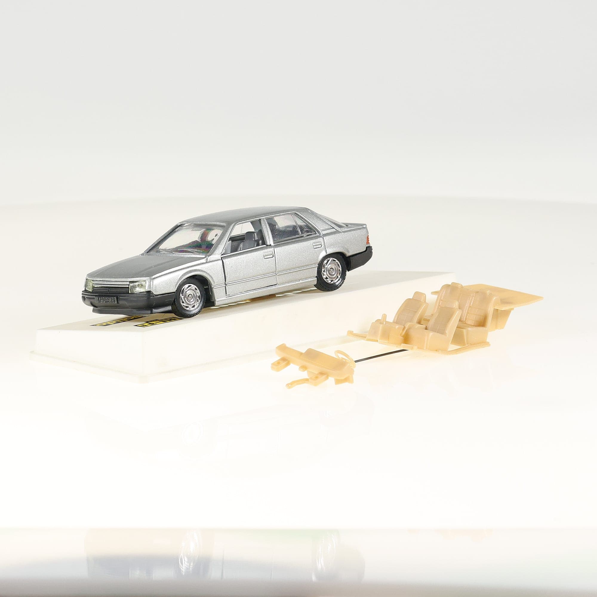 Solido HIFI Renault Renault 25 1/43 Gris argenté métallisé avec boîte — miniature 12