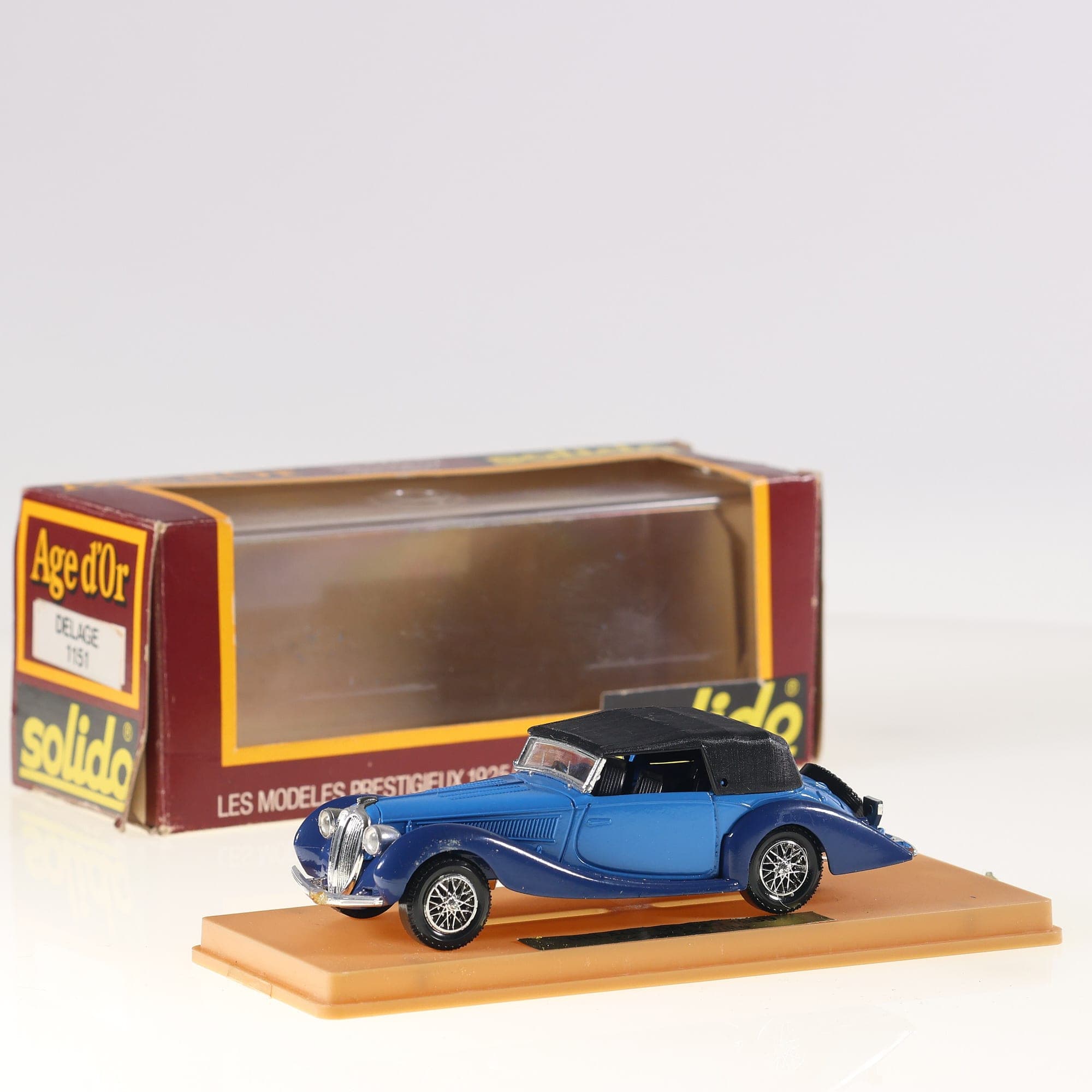 Solido 48 Delage Delaye 135 M Figoni Falaschi 1/43 Boite non correspondante