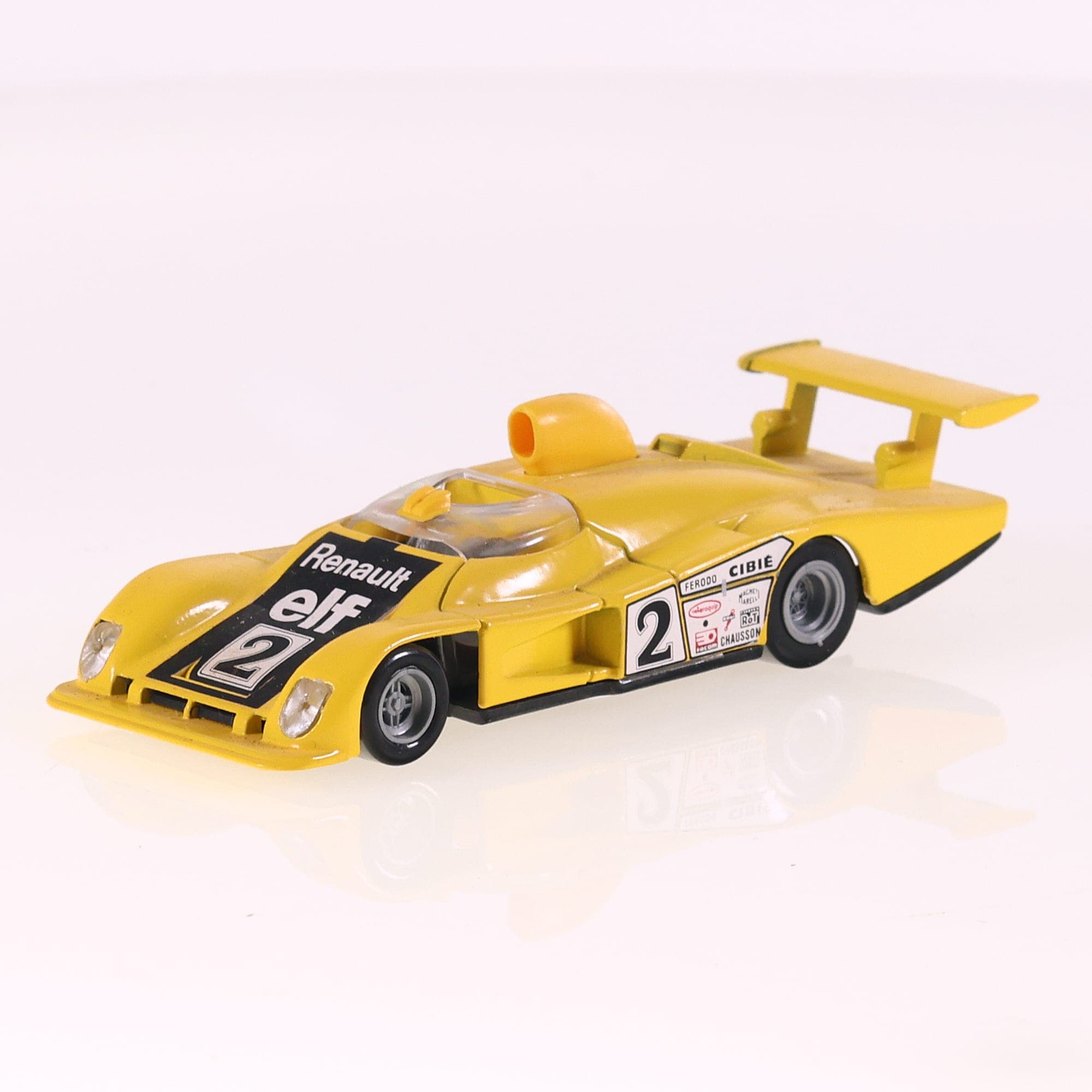 Solido 87 Renault Alpine A 442 #2 1/43 Jaune avec boîte — miniature 9