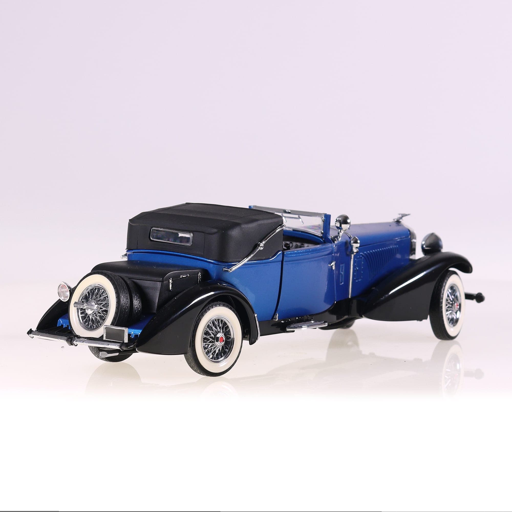 Franklin Mint La duesenberg J Victoria 1933 avec certificat  1/24 Bleu 