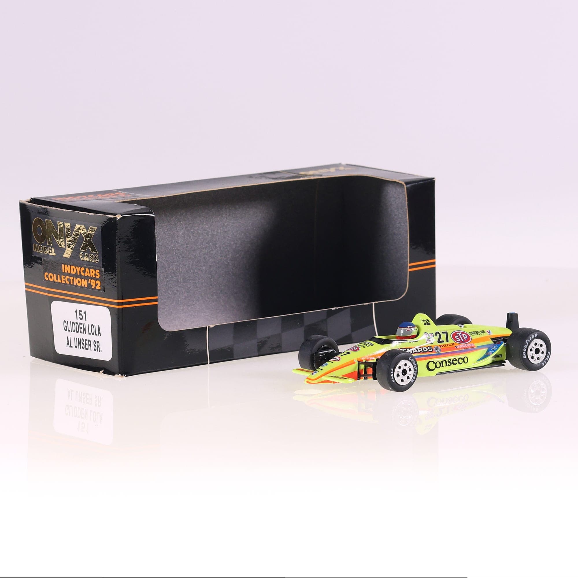 Onyx 151 Lola Glidden - Indycars Collection 92 #27 1/43 Multicolor avec boîte