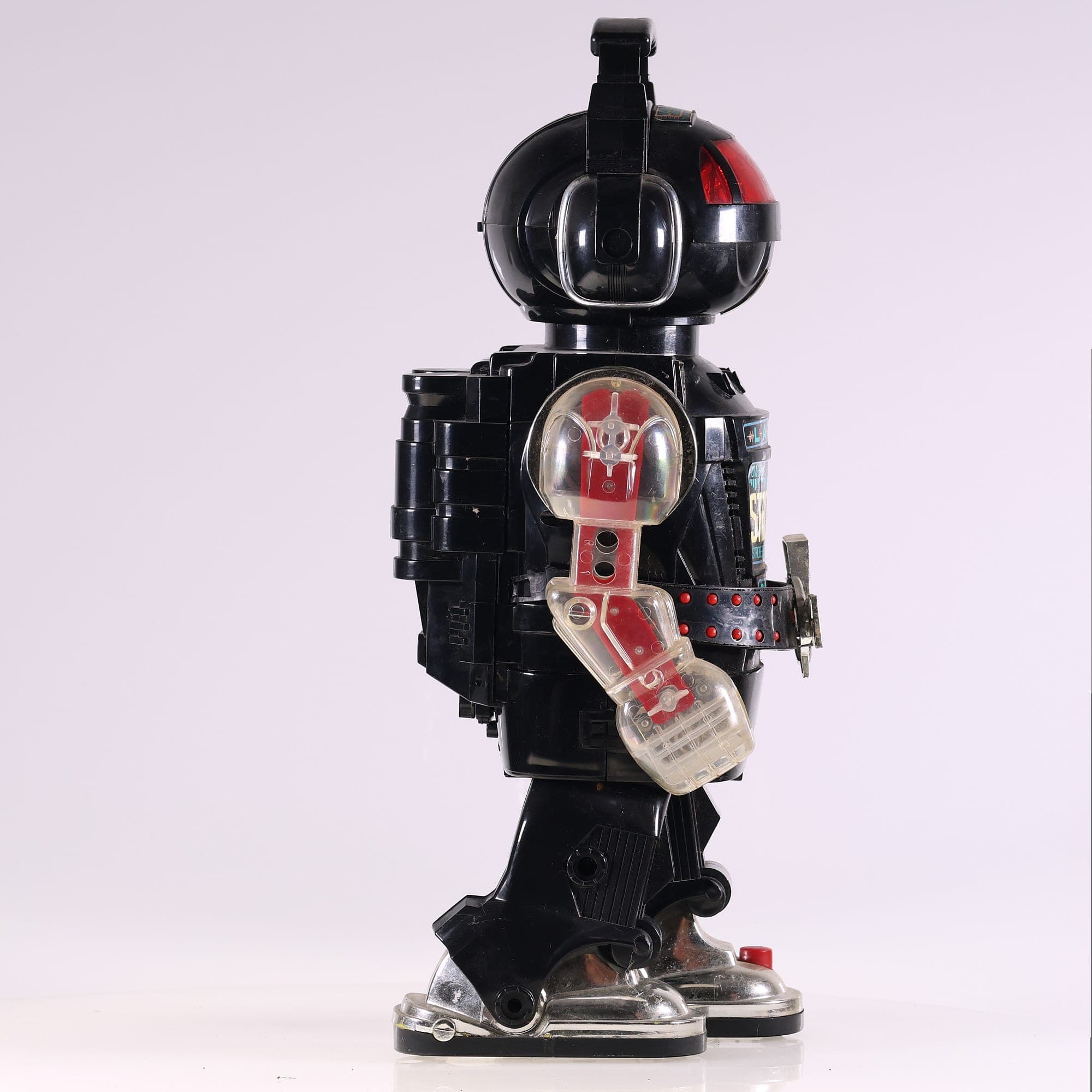 New Bright Industrial Robot Laser Strobot Noir 1984 Fonctionne — miniature 4