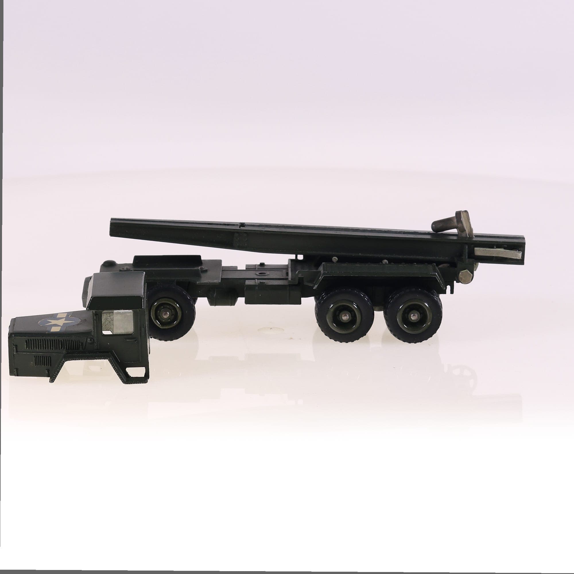 Solido 201 Unic Camion Militaire Lance-fusée 1/50 Vert Grade B avec boîte — miniature 11