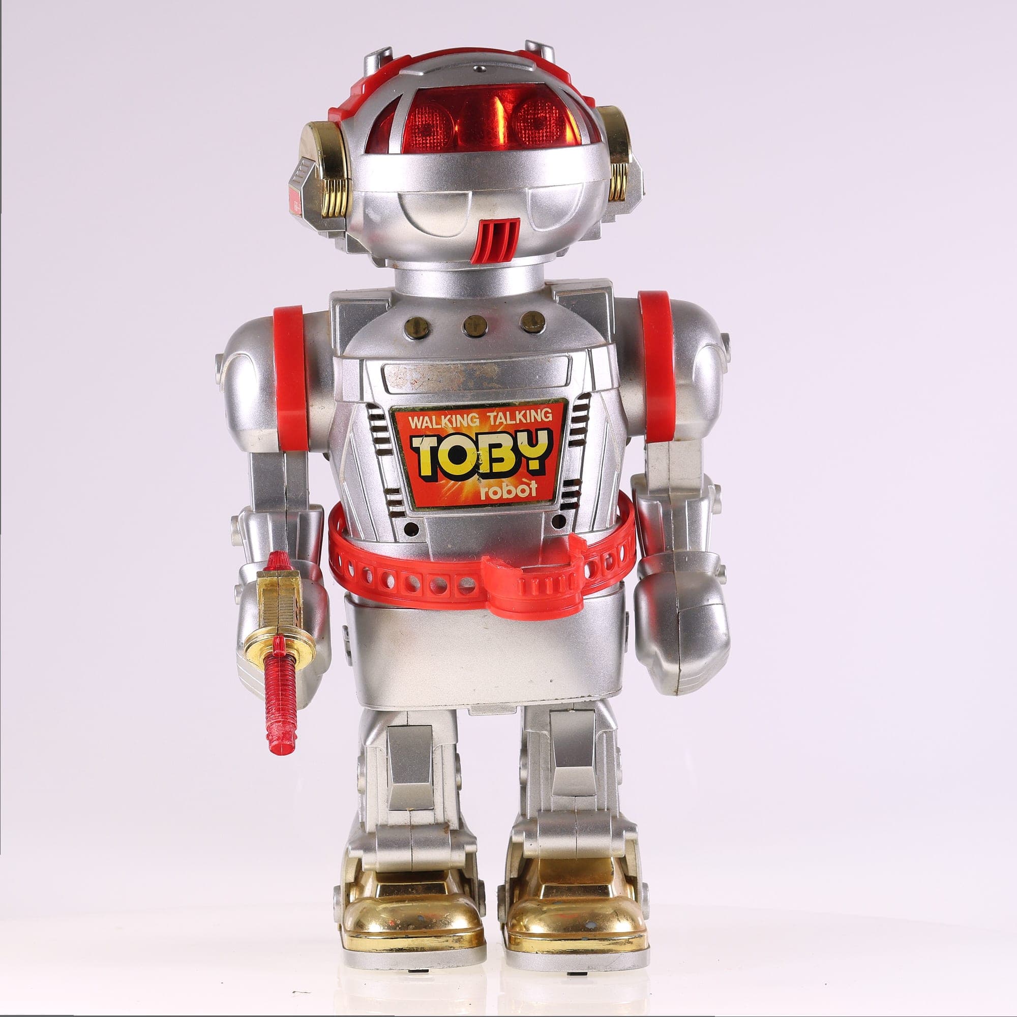 New Bright Walking Talking TOBY robot 1986 Non testé — photo 1