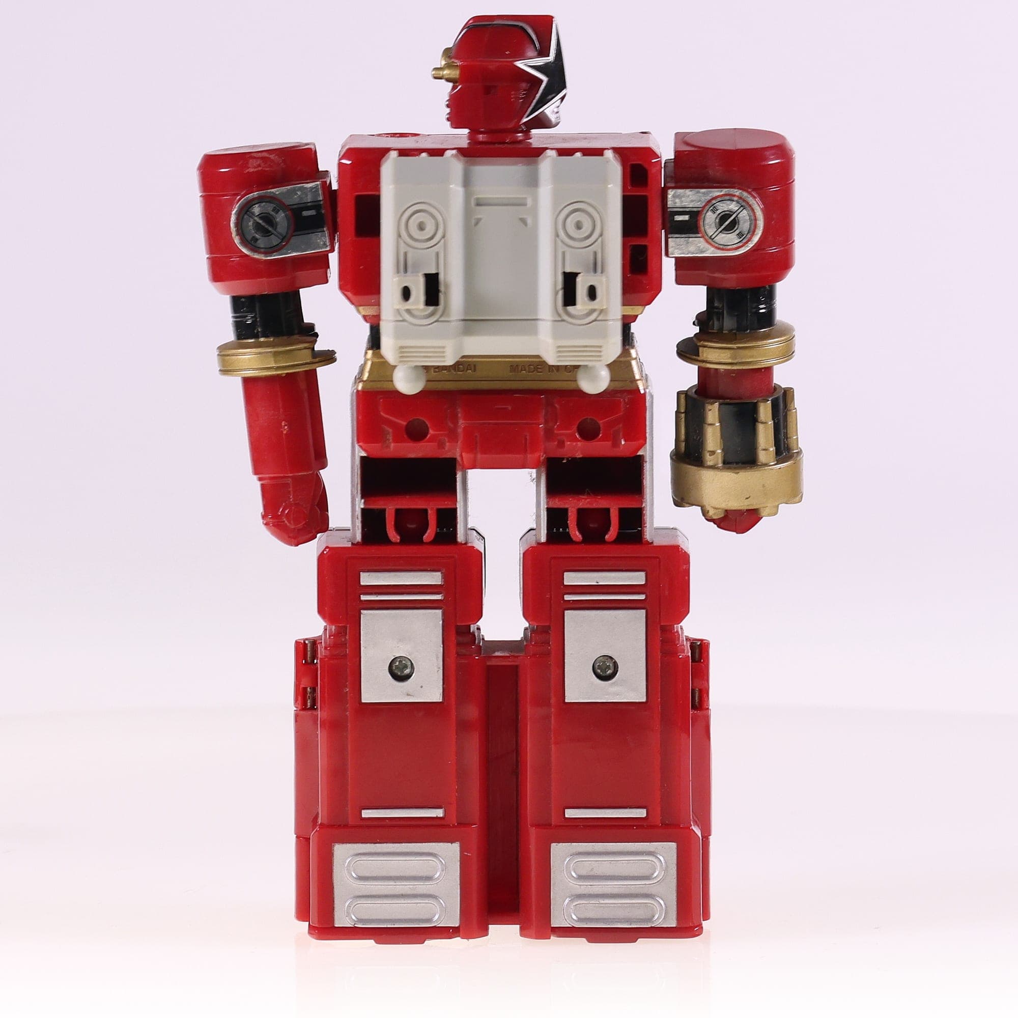 Bandai  Megazord DX Power Rangers  1996 Rouge  Bon état  — miniature 5