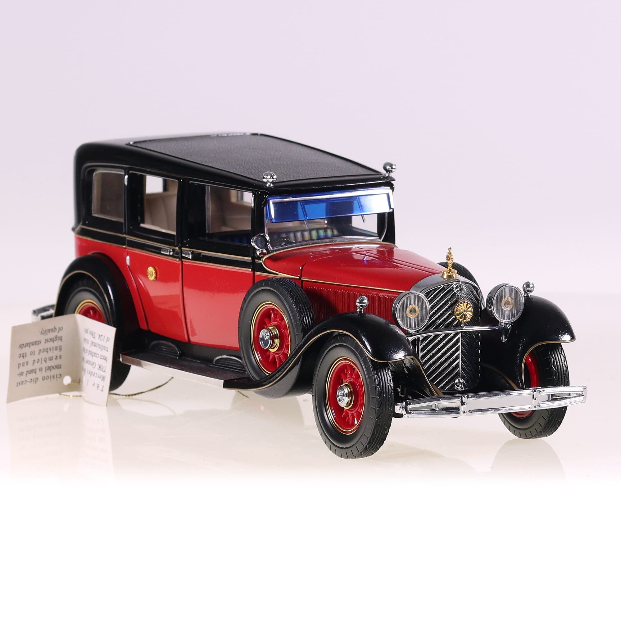 Franklin Mercedes-Benz 770K 1935  1/24 Rouge sans boîte — miniature 7