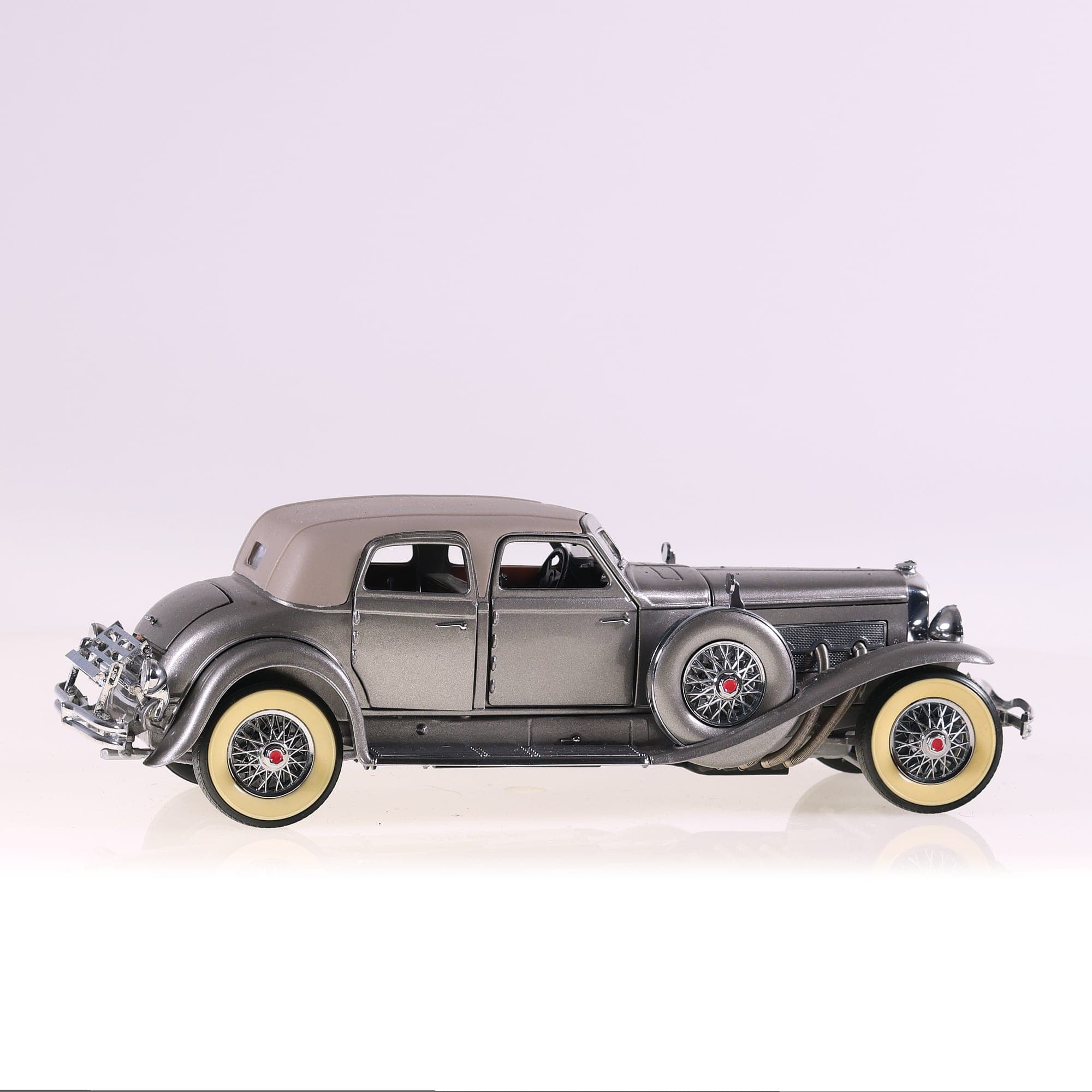 Franklin Duesenberg 1933  twenty grand  1/24 Gris sans boîte — miniature 7