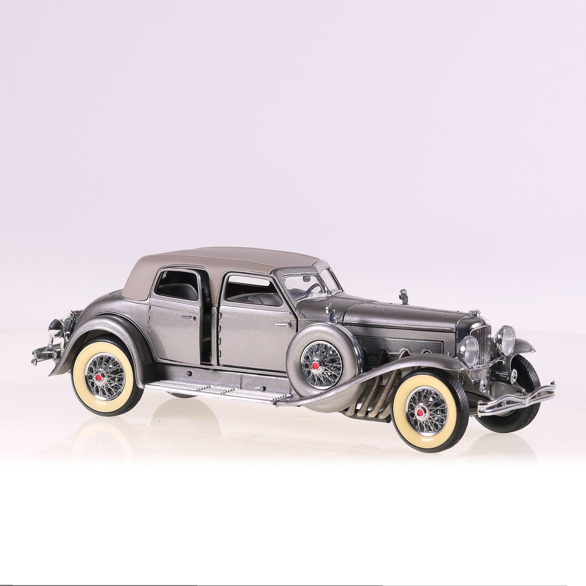 Franklin Duesenberg 1933  twenty grand  1/24 Gris sans boîte — miniature 8