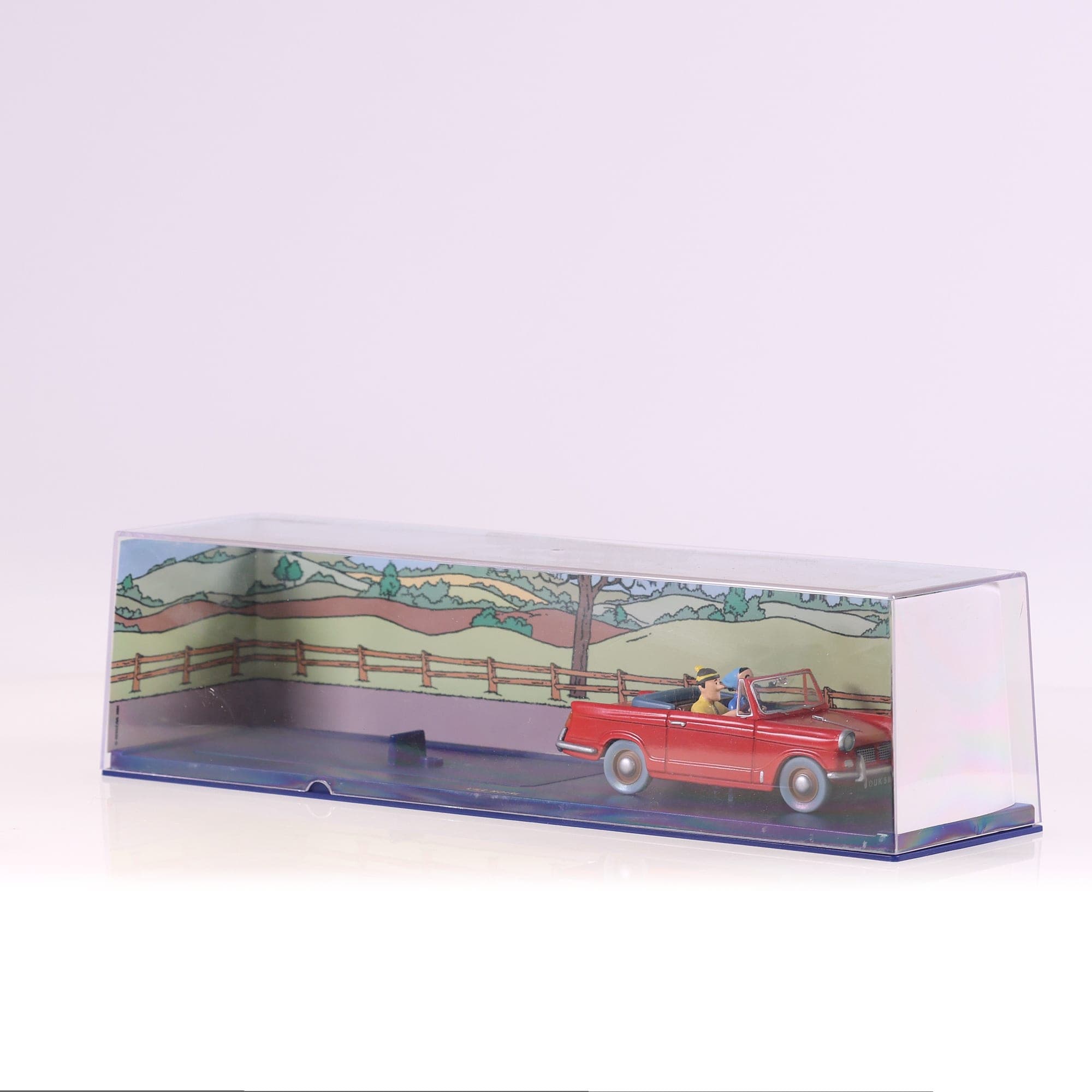 Atlas Triumph Herald de Lîle noire - Tintin 1/43 Rouge avec boîte — miniature 3