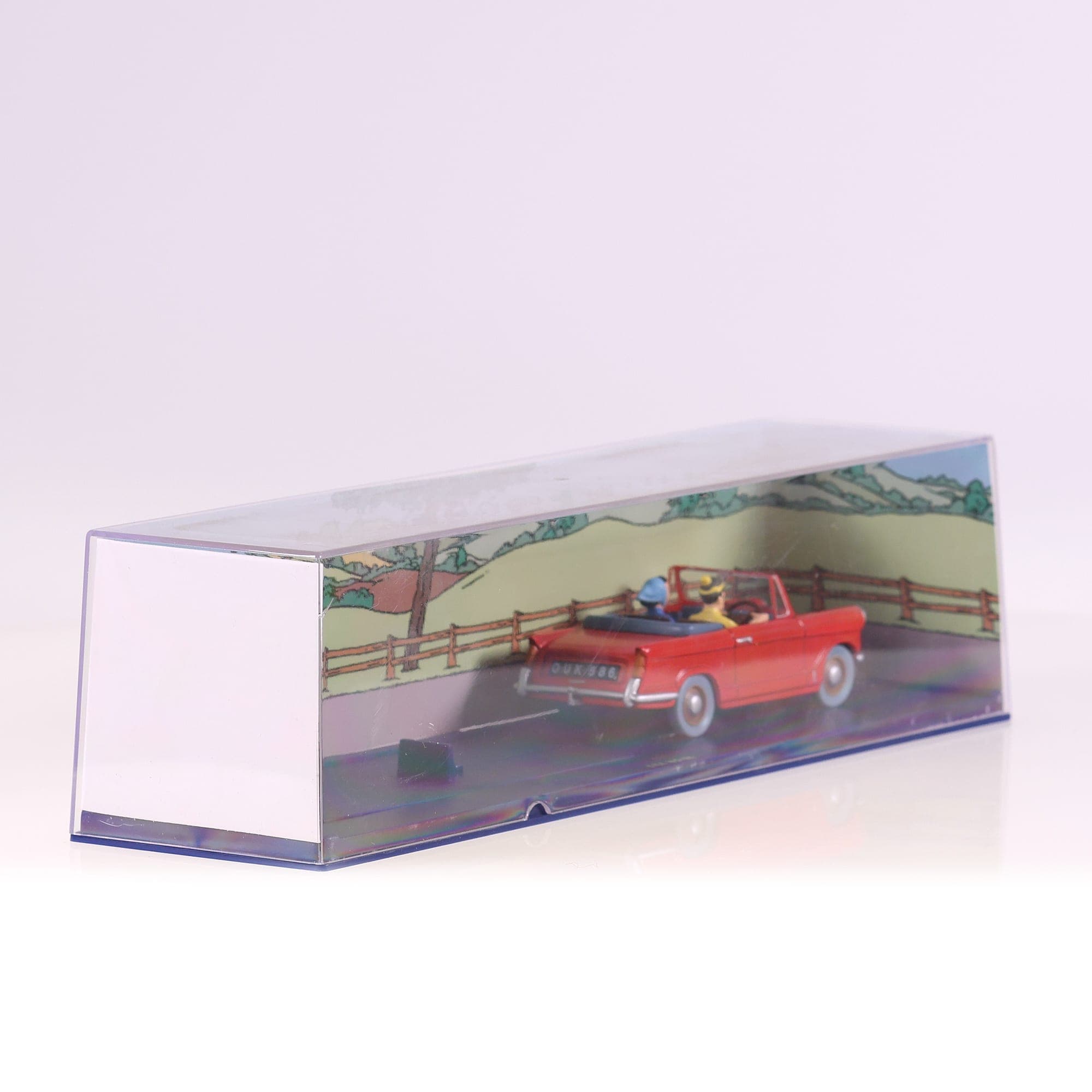 Atlas Triumph Herald de Lîle noire - Tintin 1/43 Rouge avec boîte — miniature 9