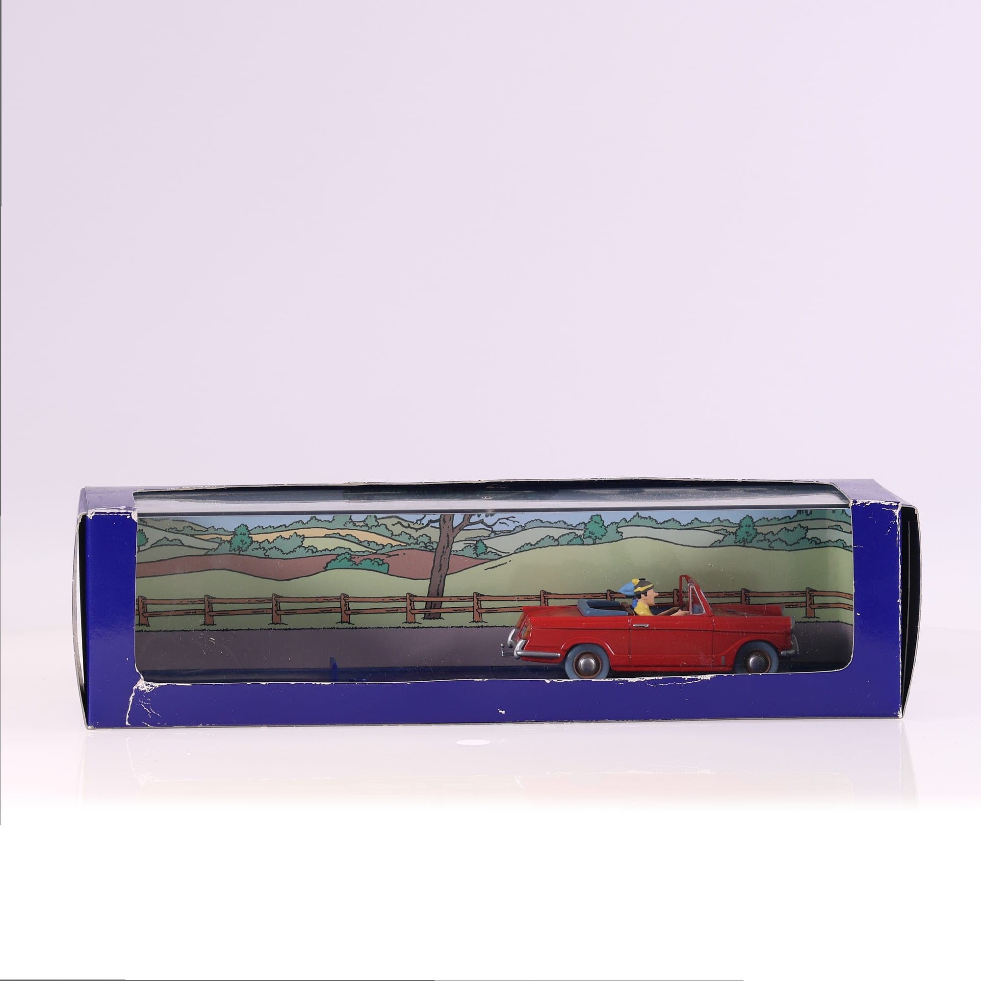 Atlas Triumph Herald de Lîle noire - Tintin 1/43 Rouge avec boîte — miniature 10