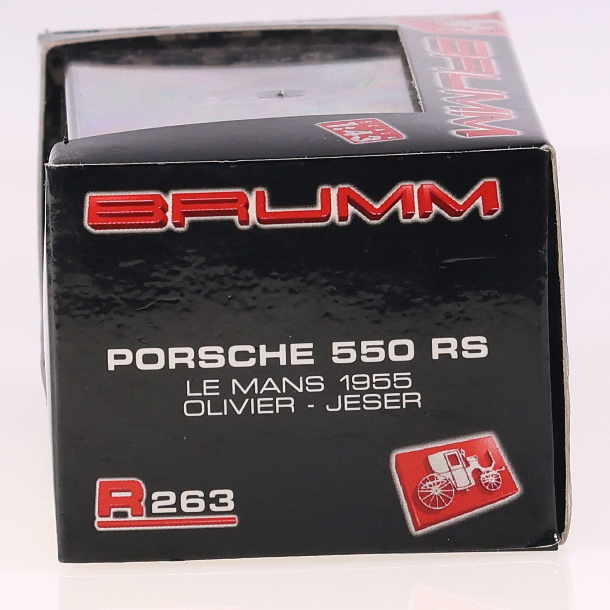 Brumm R263 Porsche 550 RS LM 1955 - Olivier Jeser #65 1/43  — miniature 3